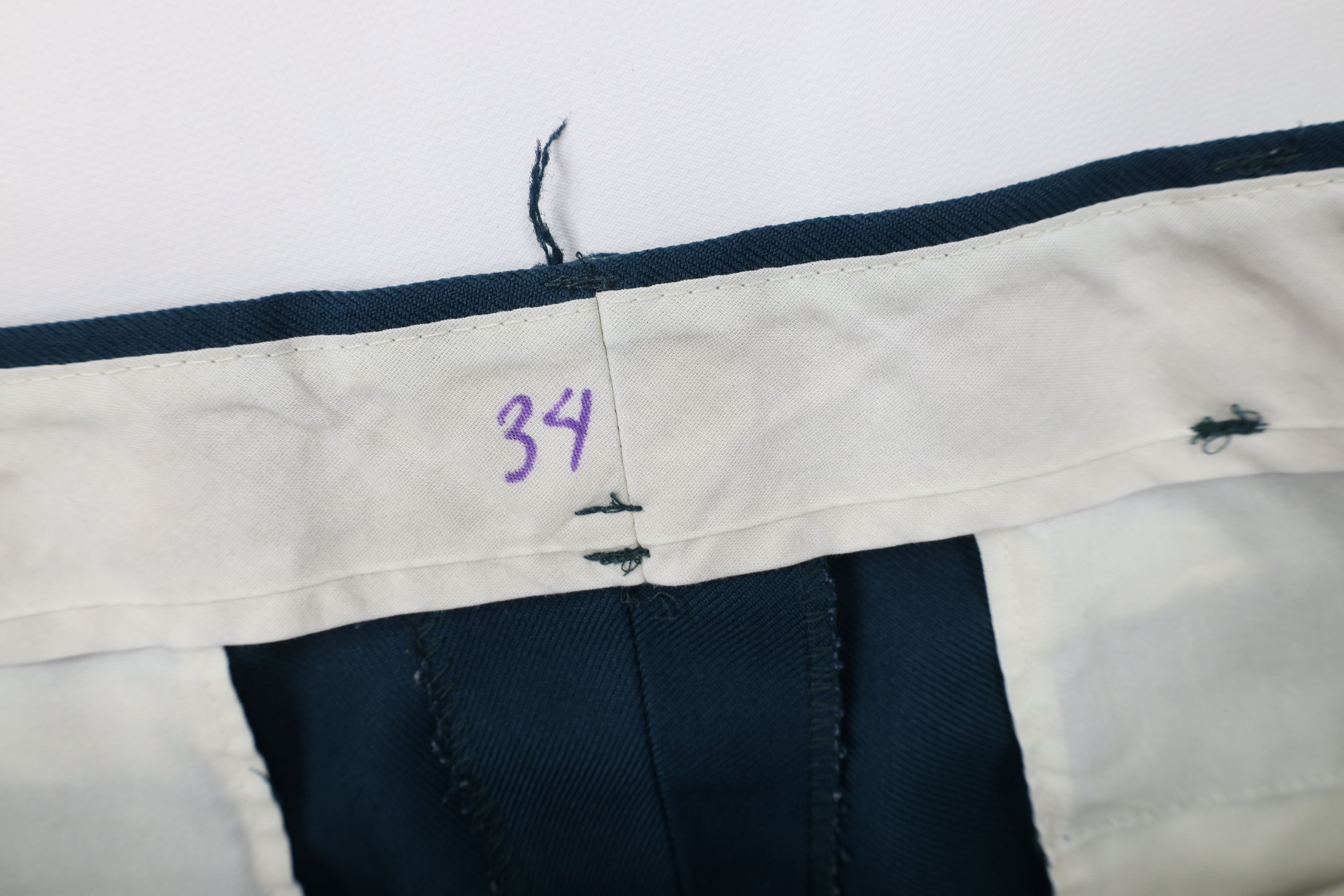 Vintage Vintage 90s Streetwear Knit Flared Wide Leg Chino Pants Teal Size US 34 / EU 50 - 7 Thumbnail
