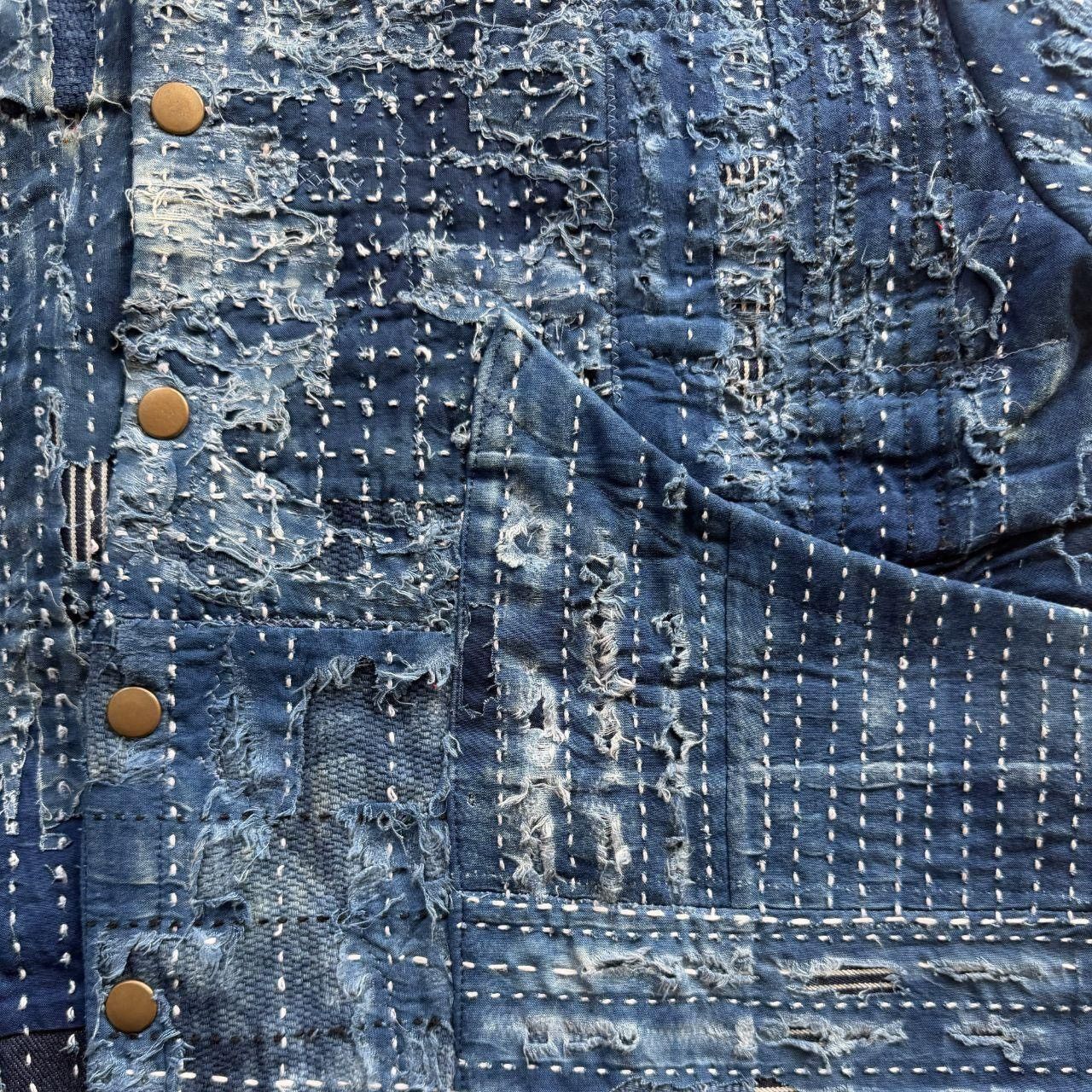 Kapital Japanese Boro Denim Work Chore Jacket Size US M / EU 48-50 / 2 - 4 Thumbnail