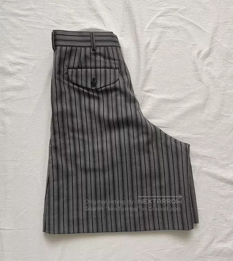 Comme des Garcons Comme Des Garcons size XS Gray Striped Bermuda Shorts Size 23" - 6 Thumbnail