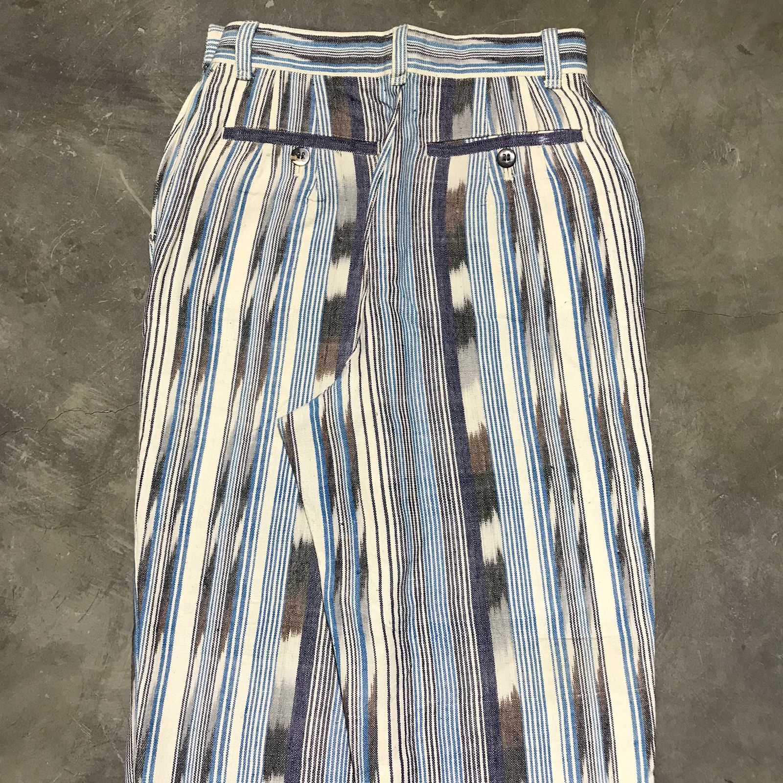 Issey Miyake × Vintage Issey Miyake Pattern Pants Size 22" - 6 Thumbnail