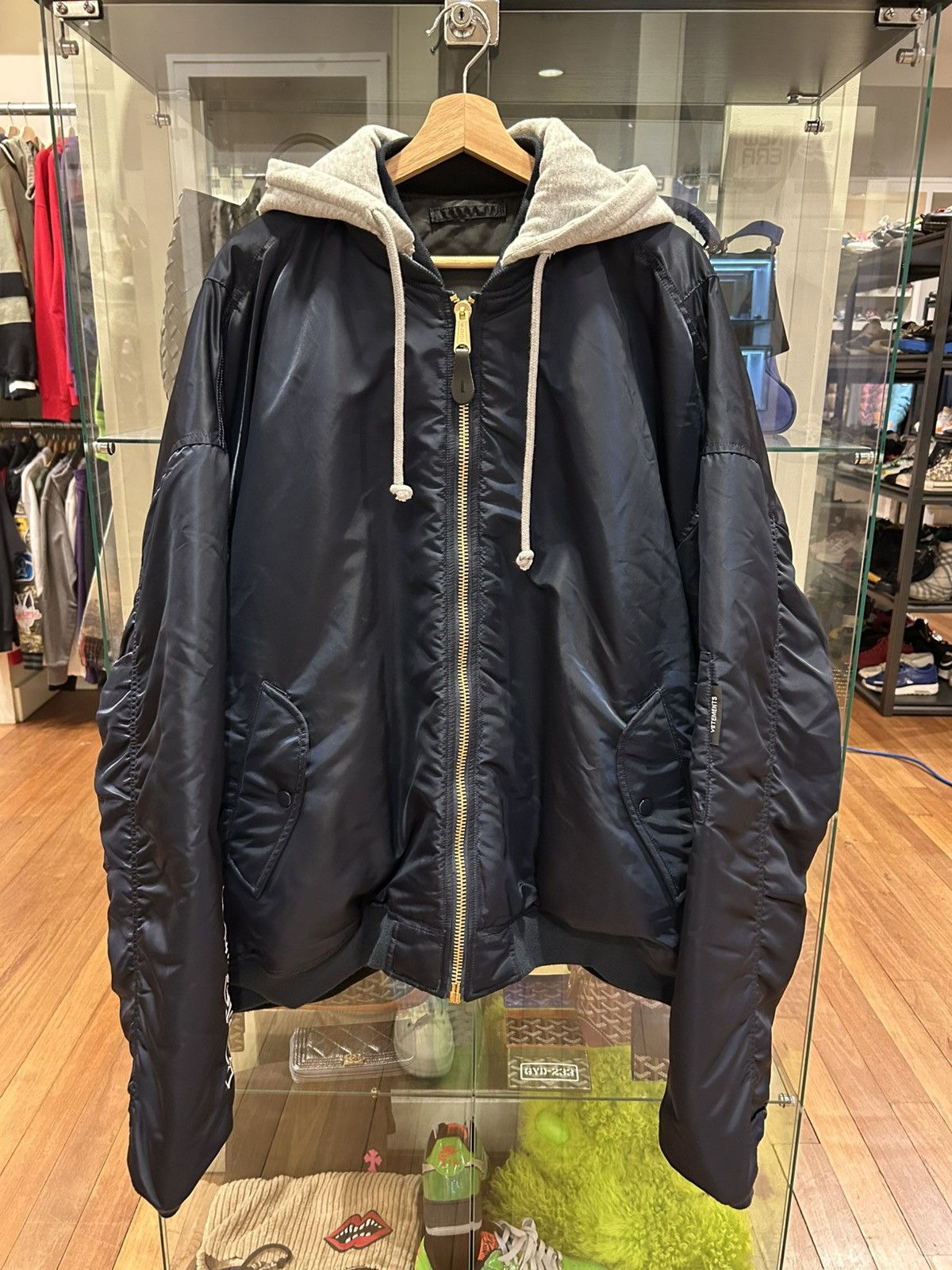 Vetements Vetements X Alpha Industries Bomber university edition Size US S / EU 44-46 / 1 - 2 Thumbnail