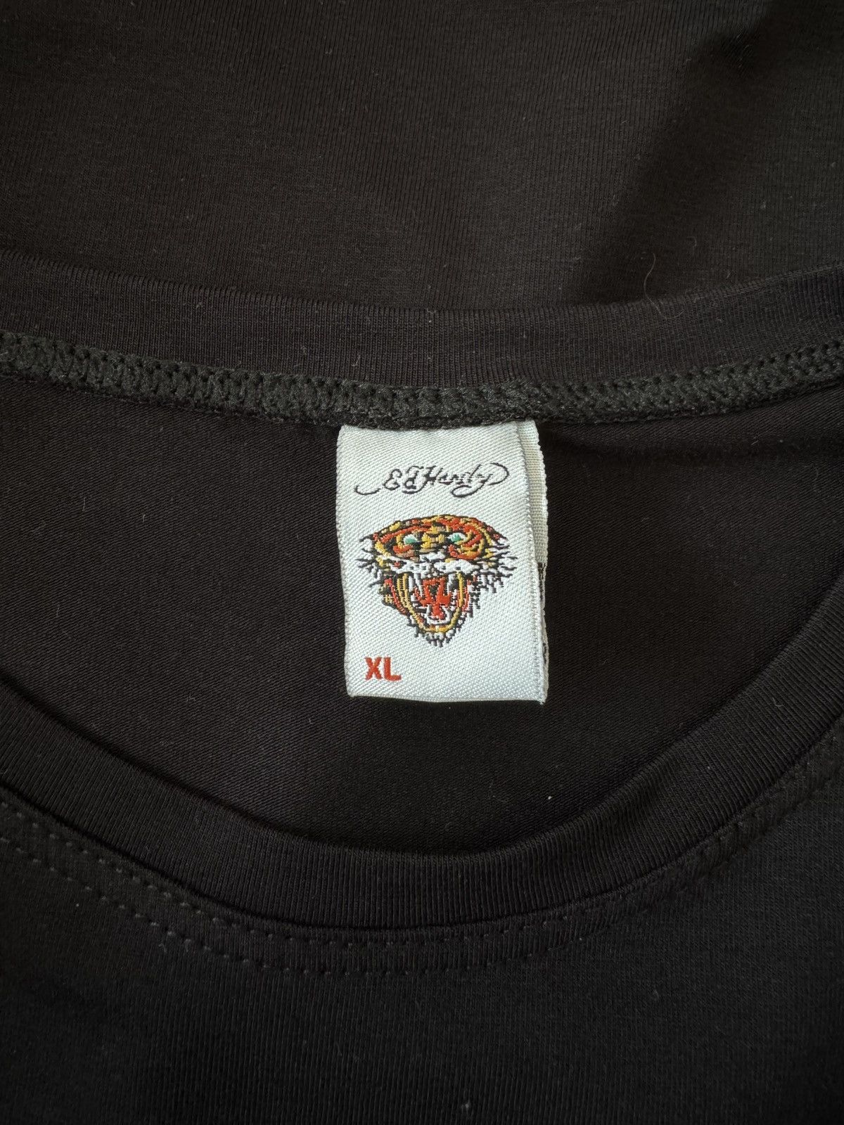 Ed Hardy 🔥🔥 Ed Hardy Card Logo Black T-Shirt Size US XL / EU 56 / 4 - 4 Thumbnail