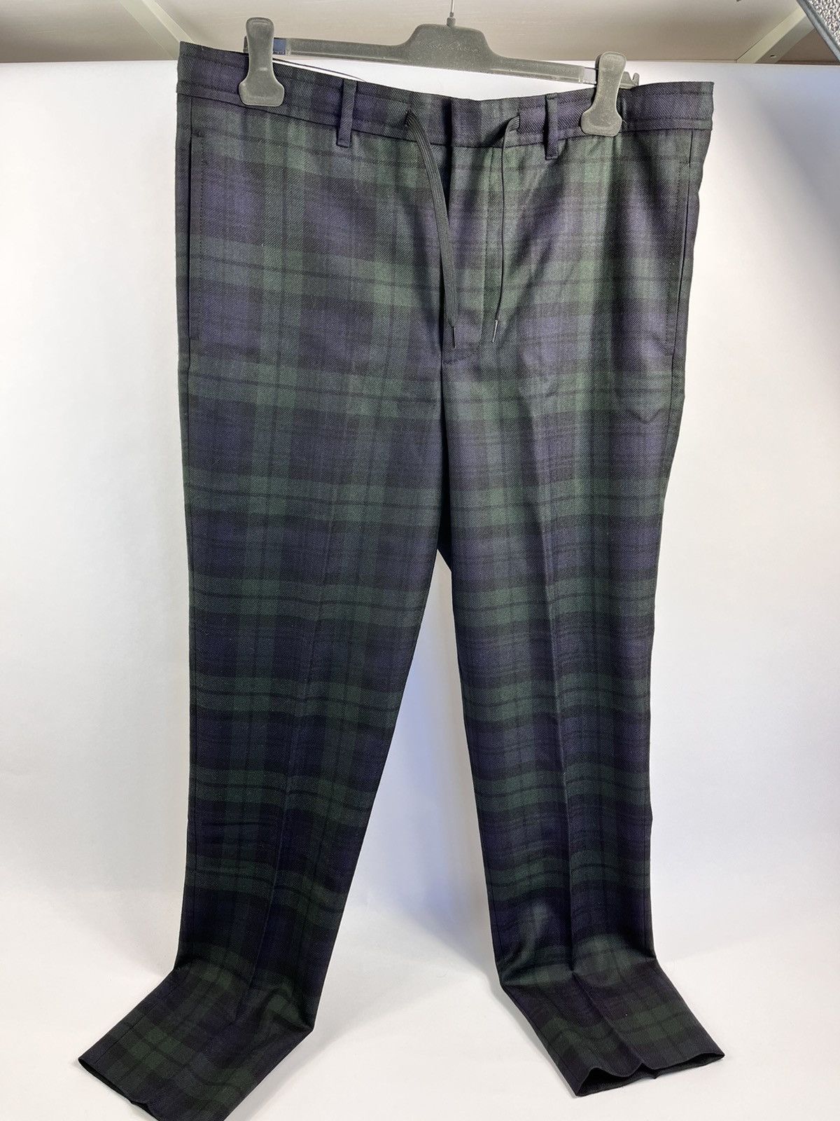 Alexander Wang TARTAN TAILORED TROUSERS Size US 34 / EU 50 - 1 Thumbnail