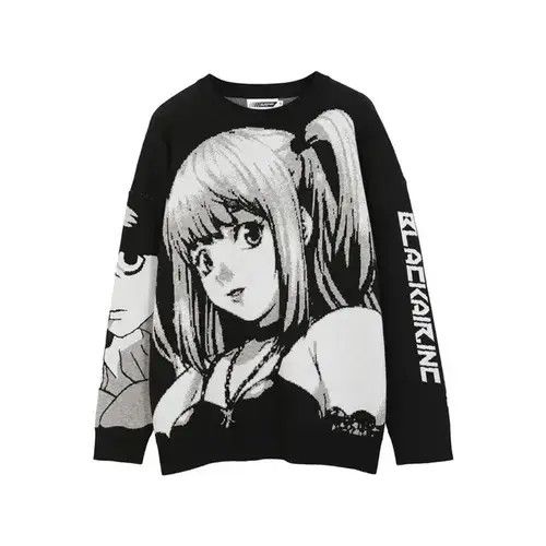 Japanese Brand Harajuku Sweater Vintage Japanese Style Size ONE SIZE - 1 Thumbnail