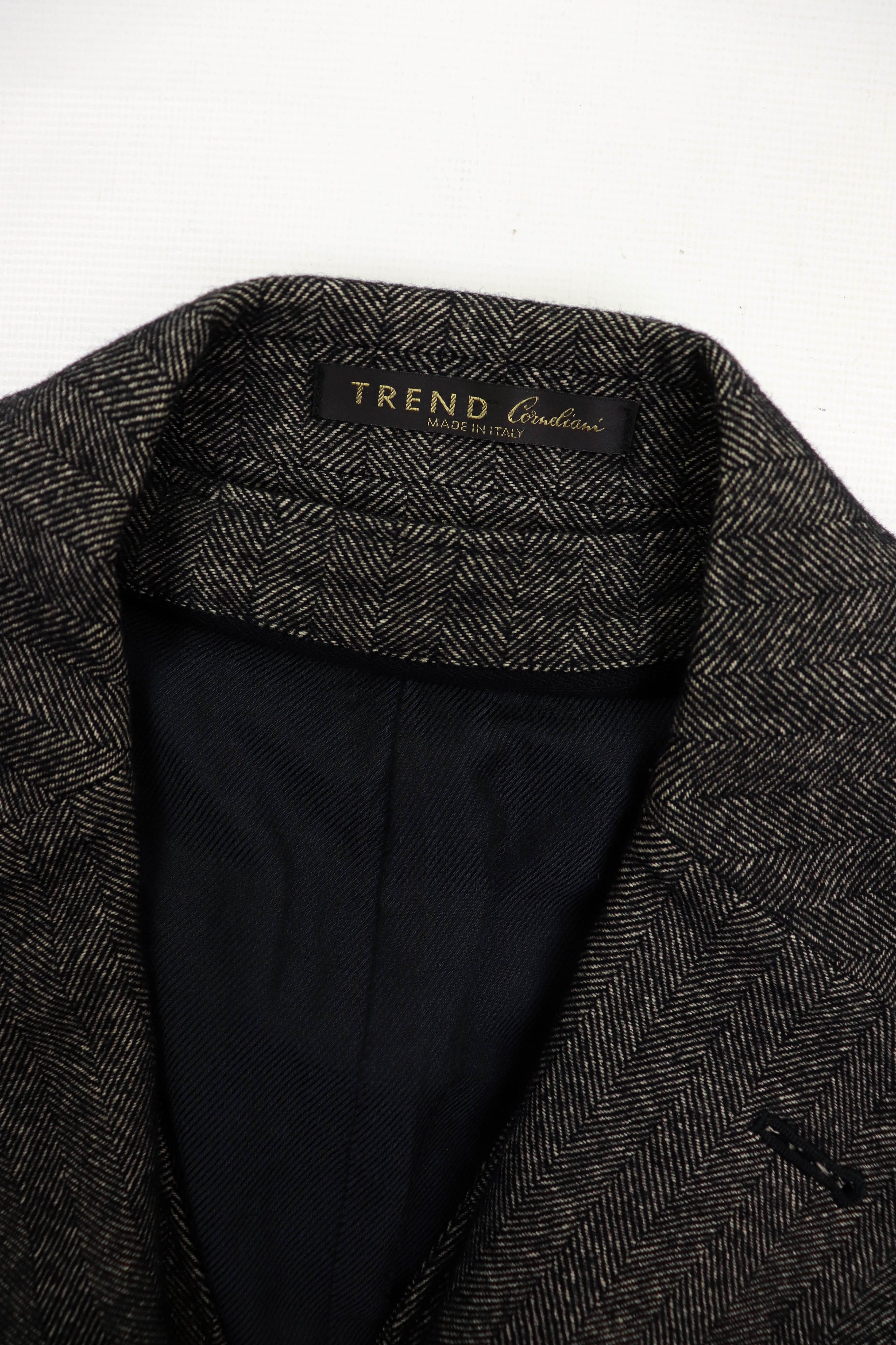 Corneliani Corneliani Trend Herringbone Wool Sport Coat Blazer Jacket Size US M / EU 48-50 / 2 - 14 Thumbnail