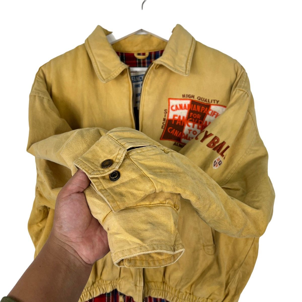 Japanese Brand 🔥 CANADIAN PACIFIC FANCYBALL BOMBER JACKET Size US L / EU 52-54 / 3 - 9 Thumbnail