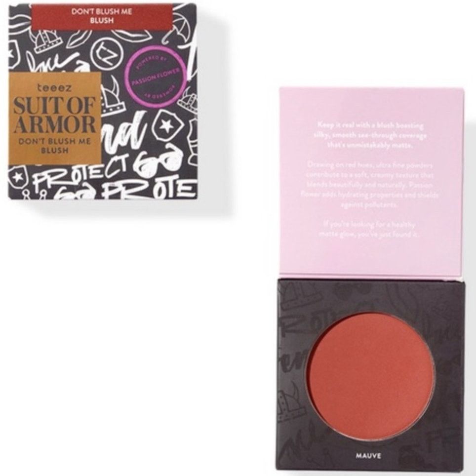 NBDN Nobrandedon Teeez Cosmetics Suit of Armor Blusher in Mauve Size ONE SIZE - 1 Thumbnail