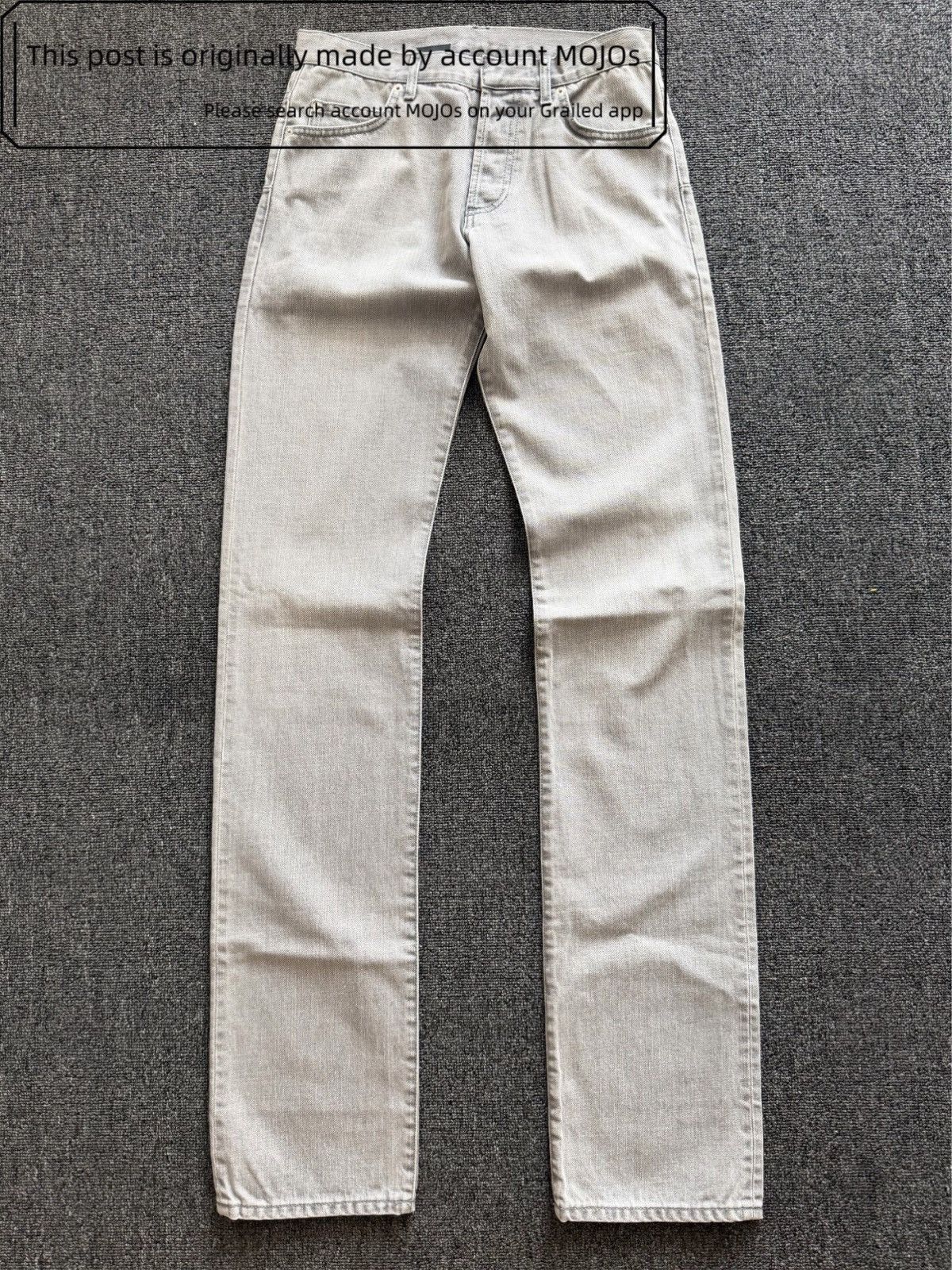 Dior Sz 29 Dior Silver Gray Denim mojos1000 Size US 29 - 1 Thumbnail