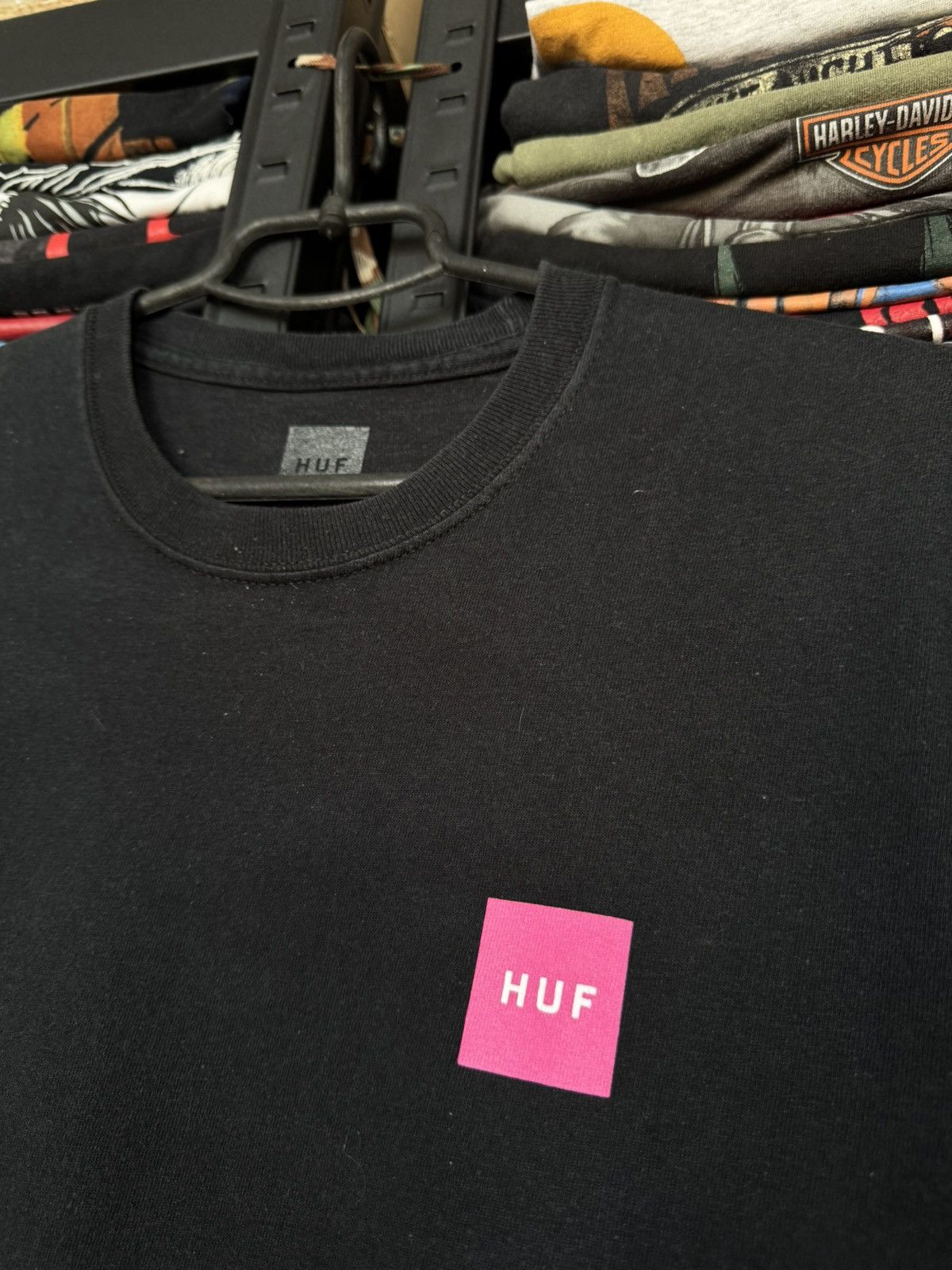 Huf Huf vintage big logo tee SK8 Size US M / EU 48-50 / 2 - 3 Thumbnail