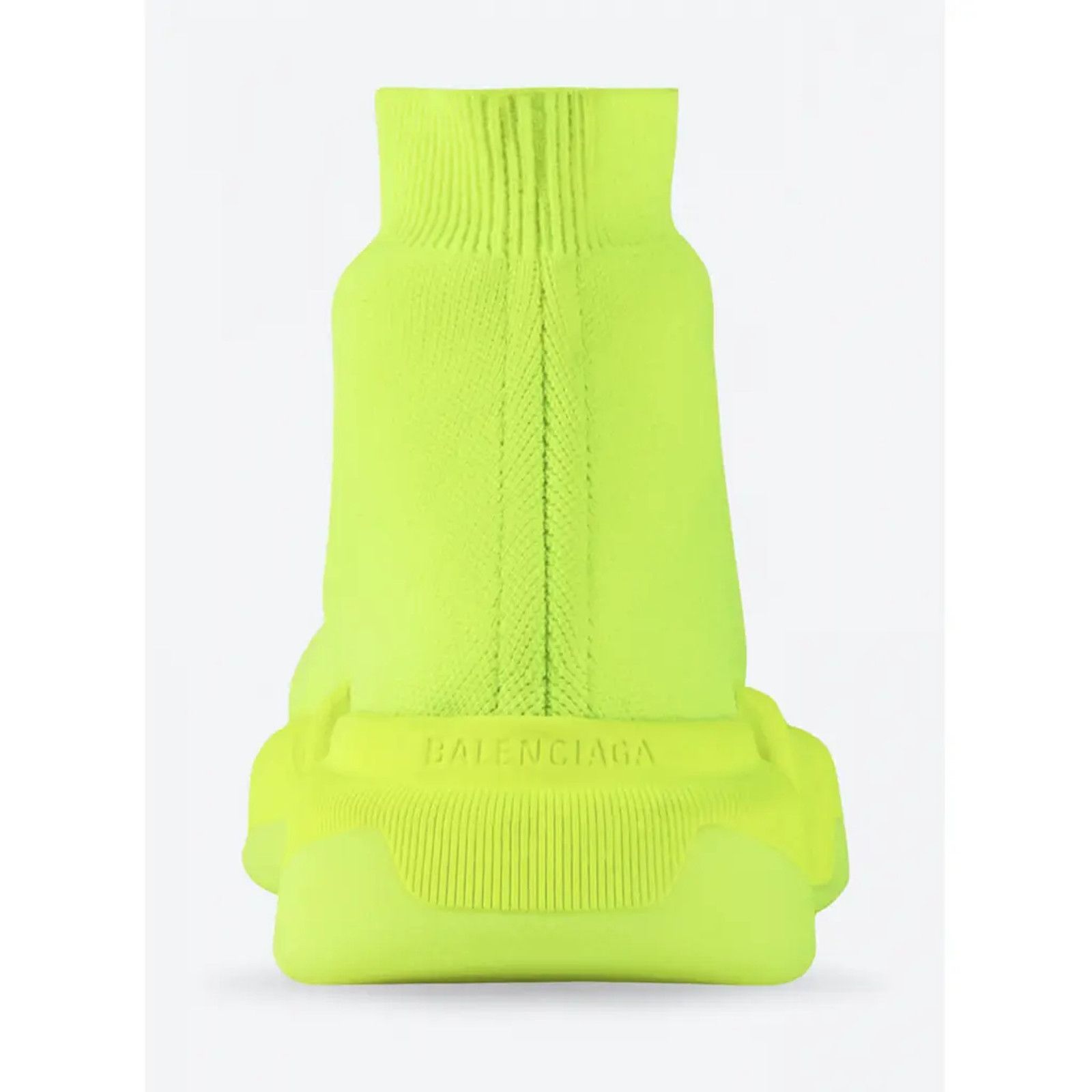 Balenciaga Balenciaga Speed 2.0 Sock Fluo Yellow Neon High Top Knit Size US 7 / IT 37 - 10 Thumbnail
