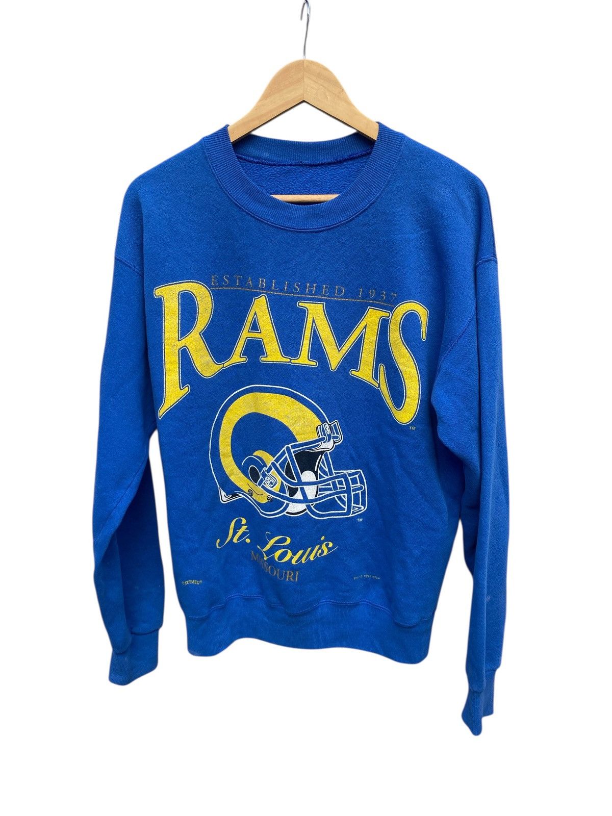 Vintage Vintage 90s Los Angeles Rams NFL sweatshirt Size US L / EU 52-54 / 3 - 1 Thumbnail