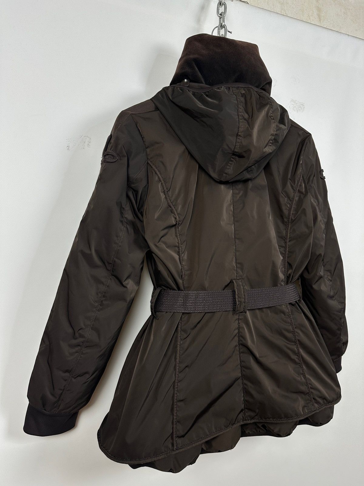 Marithe + Francois Girbaud Marithé+François Girbaud Brown Hooded Down Puffer Jacket Size M / US 6-8 / IT 42-44 - 14 Thumbnail