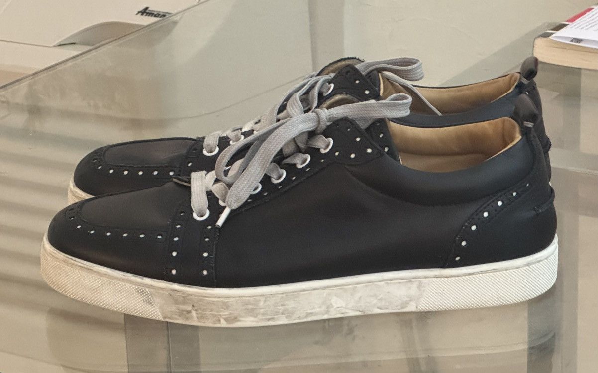 Christian Louboutin Christian Louboutin Black Leather Men’s Sneakers Size US 9.5 / EU 42-43 - 5 Thumbnail
