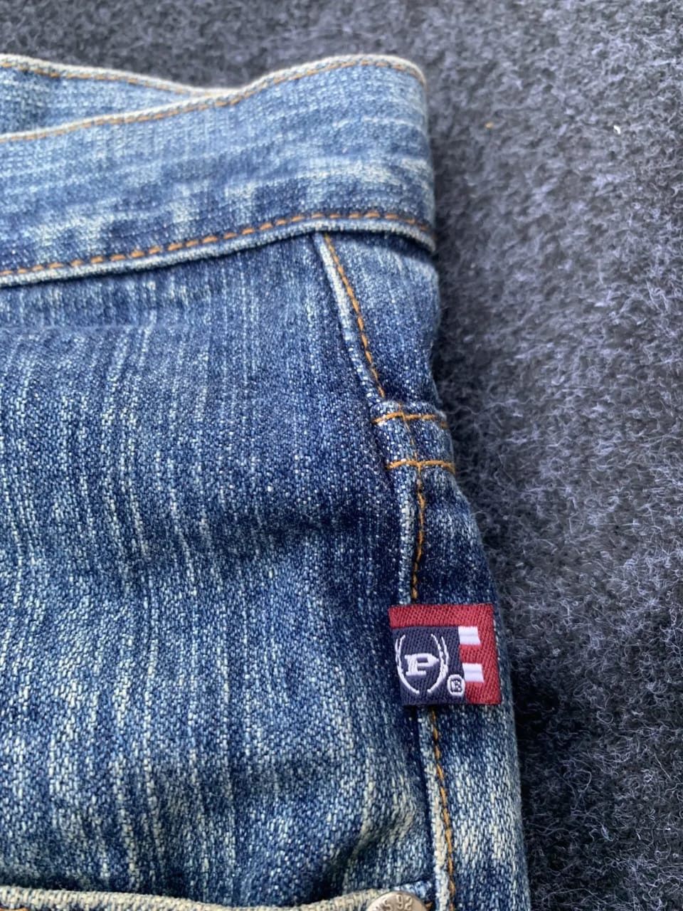 Phat Farm Phat Farm Baggy Denim Jeans Large Logo Paint Design Hip Hop. Size US 40 / EU 56 - 10 Thumbnail