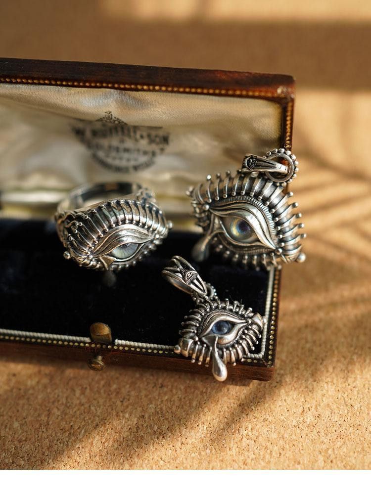 Jewelry Punk Jewelry Cry Rings Open Size Chrome Ring (Size 7-13) Size ONE SIZE - 5 Thumbnail