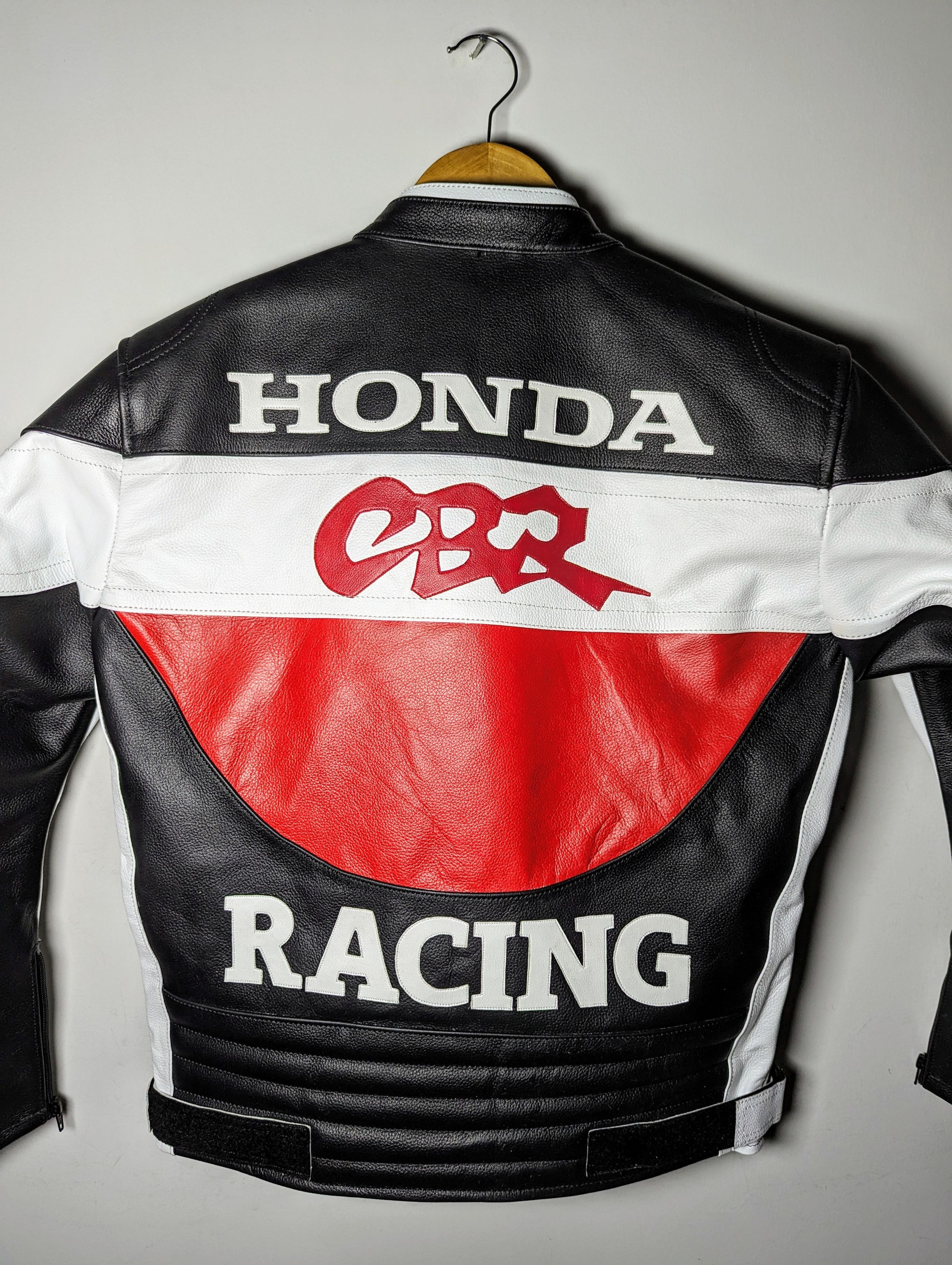 Honda 💥🔥 HONDA CBR RACING LEATHER JACKET RARE Size US S / EU 44-46 / 1 - 10 Thumbnail