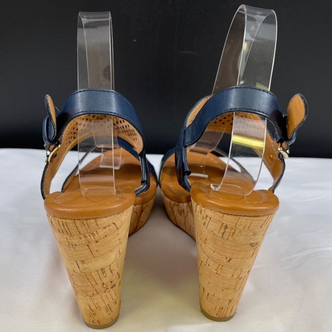 Tommy Hilfiger Tommy Hilfiger Women's Navy Blue Shoes/Heeled Sandals Sz 8M Size US 8 / IT 38 - 4 Thumbnail