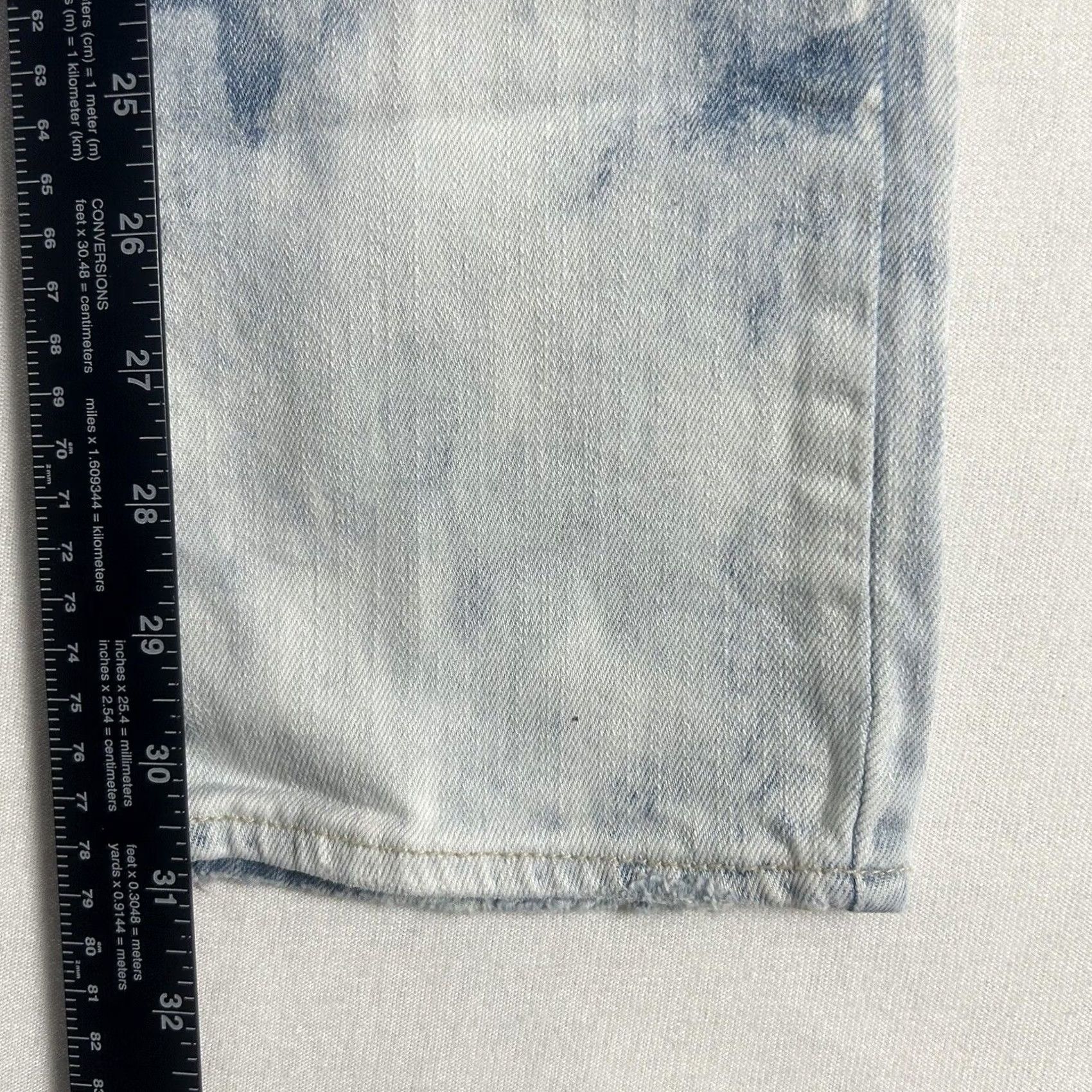 American Eagle Outfitters VINTAGE American Eagle Jeans Straight Regular Distressed Denim 0 Womens Jeans Stretch Blue 90s Size 25" / US 0 / IT 36 - 7 Thumbnail