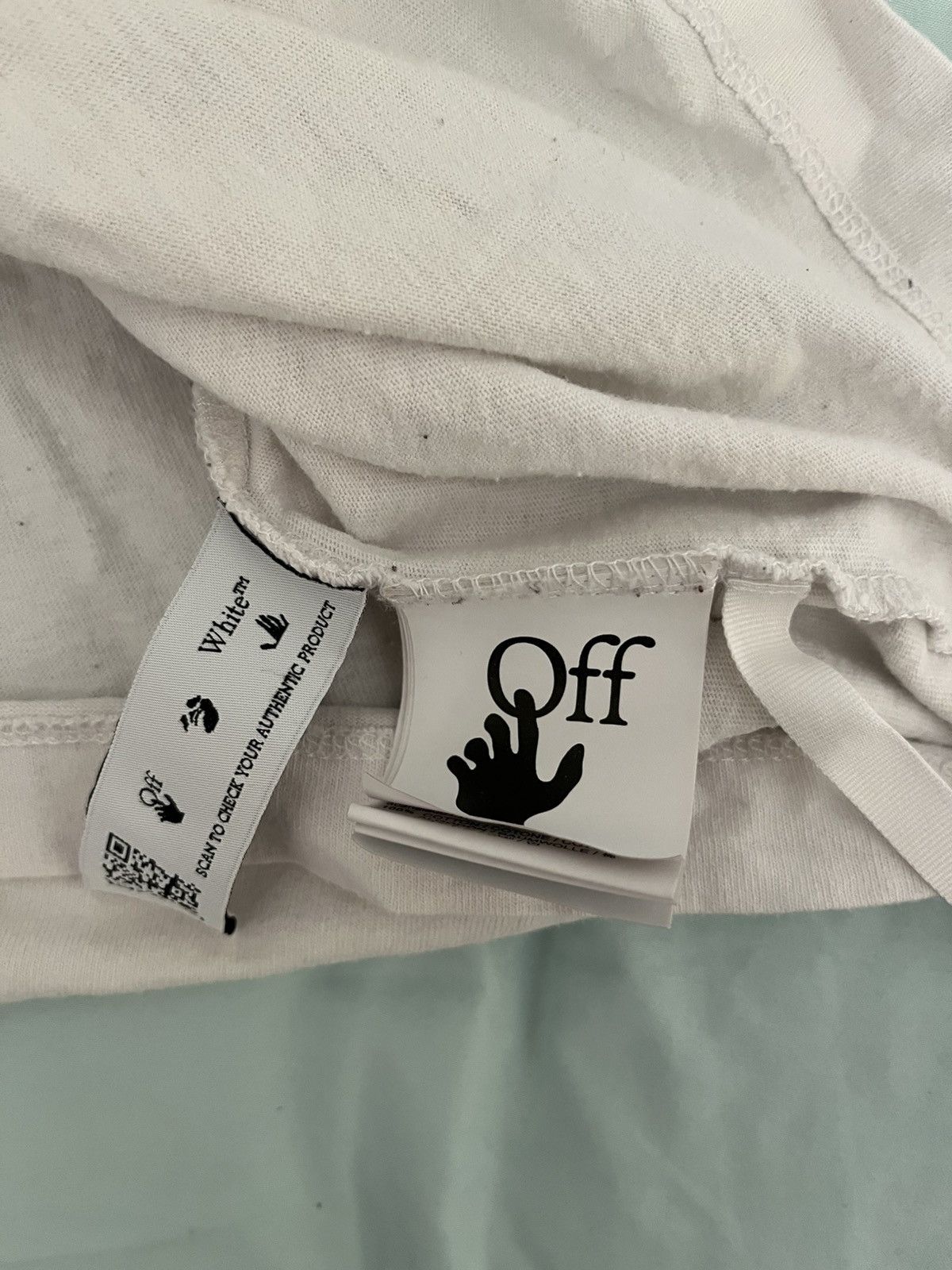 Off-White Off-white pink acrylic tee Size US L / EU 52-54 / 3 - 5 Thumbnail