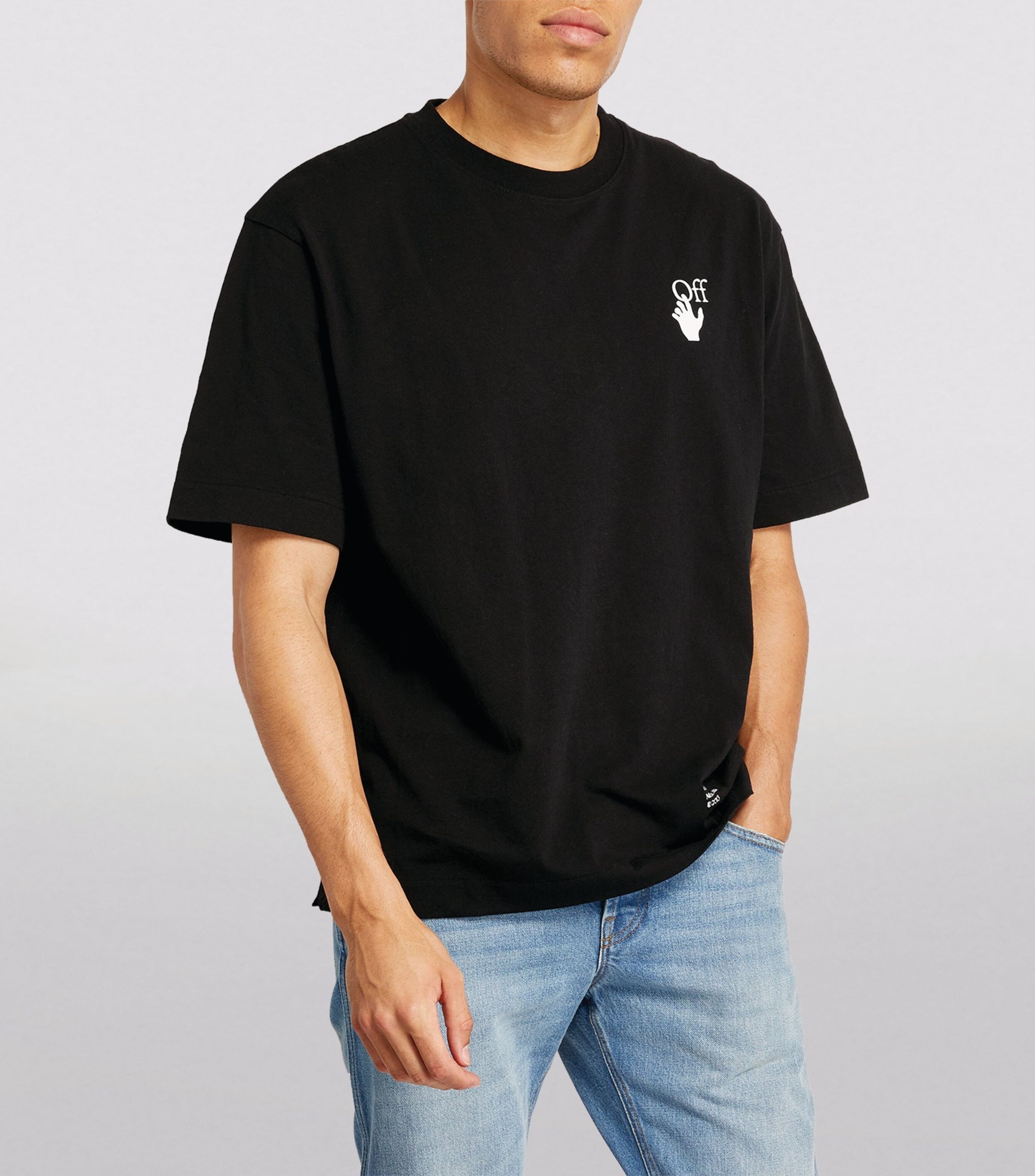 Off-White Black Caravaggio Arrows Oversized Skate T-Shirt Size S / US 4 / IT 40 - 5 Thumbnail