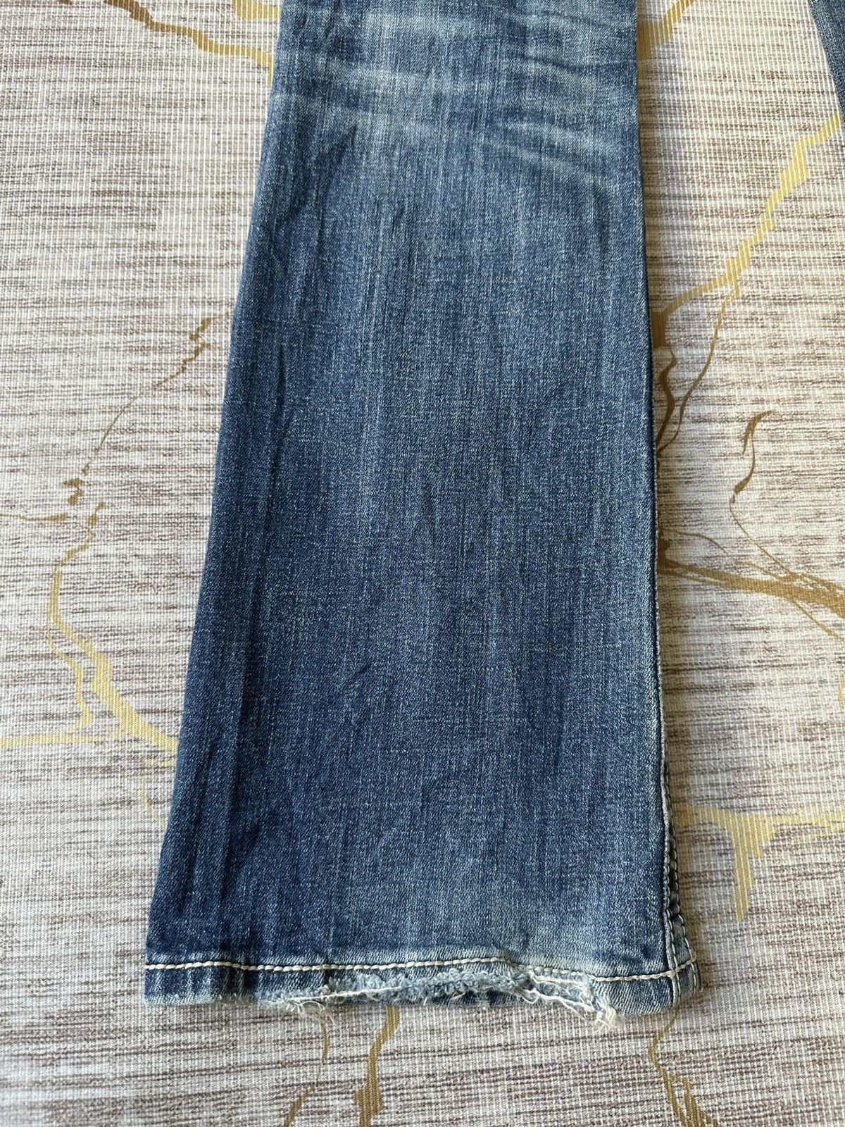 Tornado Mart FLARE Be/Rock For Express Distressed Denim Size 27" / US 4 / IT 40 - 14 Thumbnail