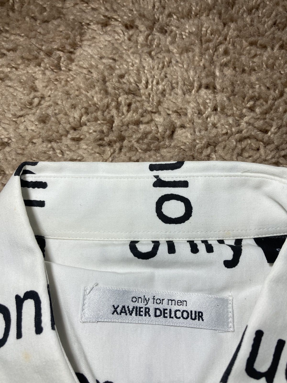 Xavier Delcour SS01 Xavier Delcour Only For Men Type Text Logo 2001 Antwerp Size US S / EU 44-46 / 1 - 3 Thumbnail