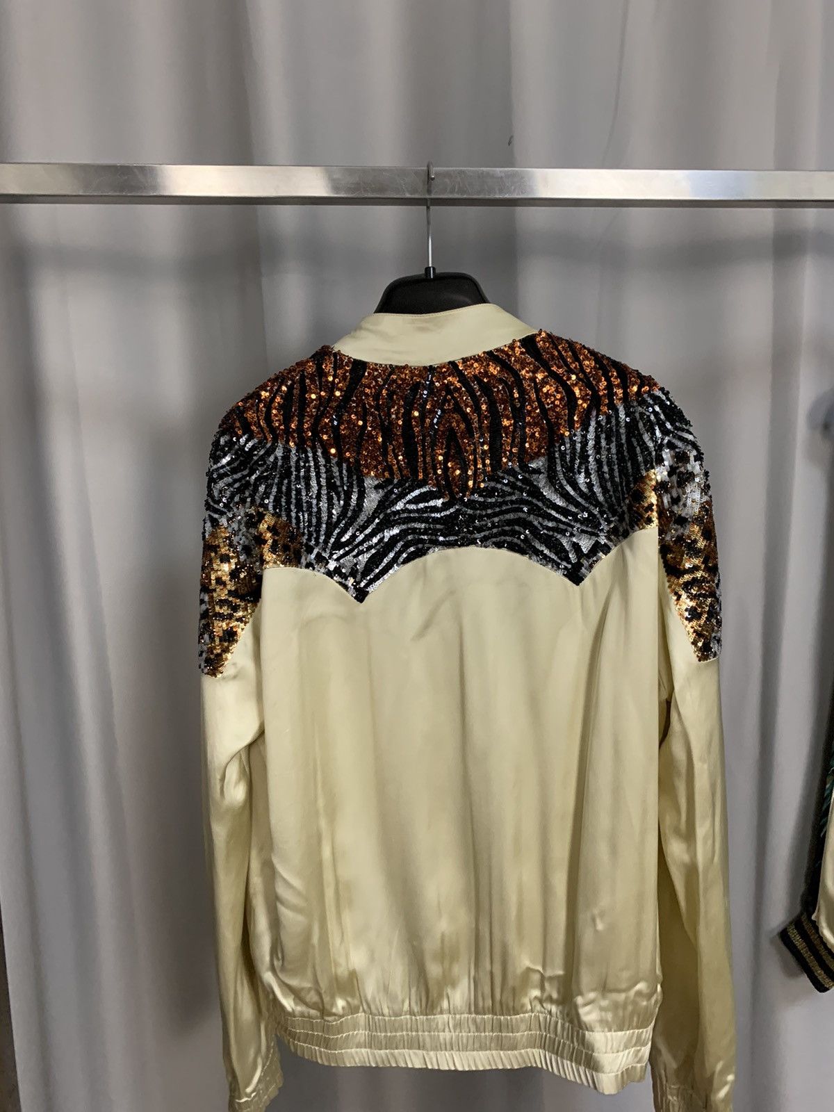 Saint Laurent Paris Saint Laurent 2016SS Tiger sequins Satin jacket Size US M / EU 48-50 / 2 - 2 Thumbnail