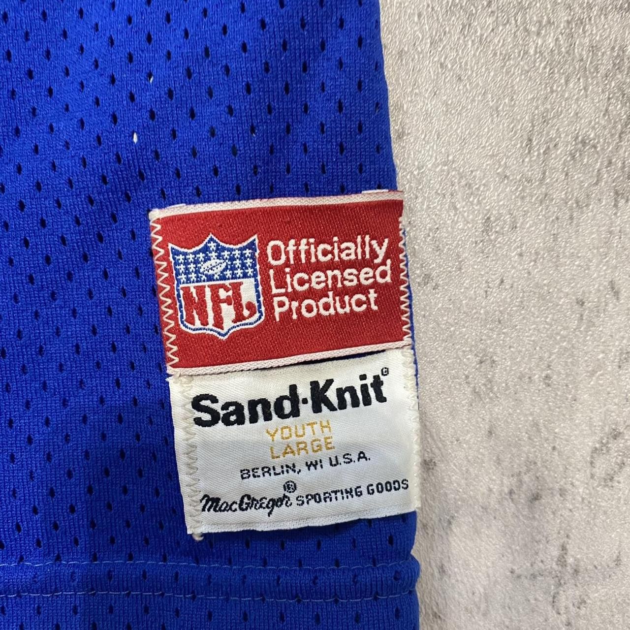 NFL 80s Blue and red Sand Knit Nfl USA jersey Size US S / EU 44-46 / 1 - 5 Thumbnail