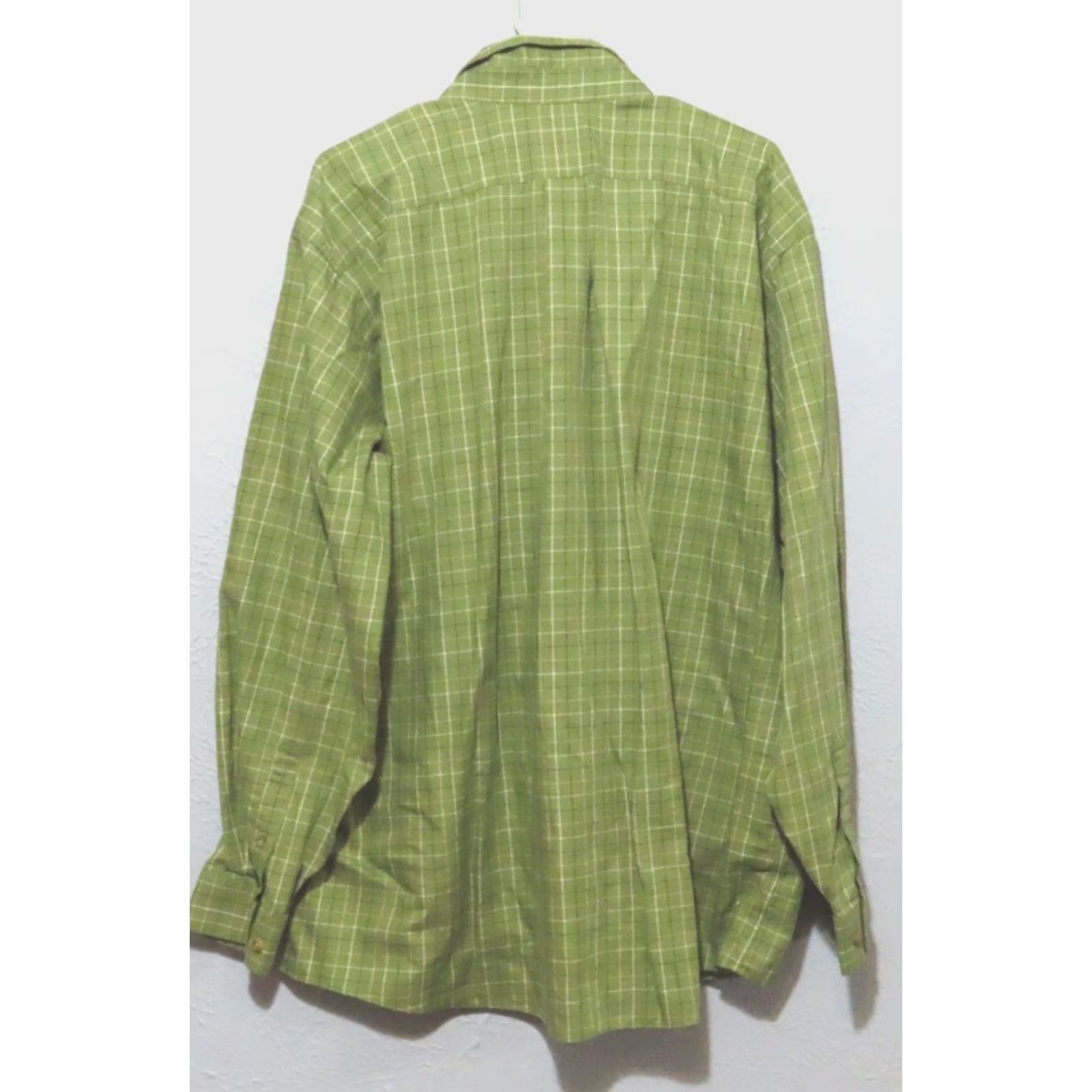 Vintage LL Bean Shirt Men 2XL Regular Green Gingham Check Long Sleeve Button-Down Wrinkle-Resistant Knit Cotton Casual Workwear MPN 0-KHH5 Size US XXL / EU 58 / 5 - 5 Thumbnail