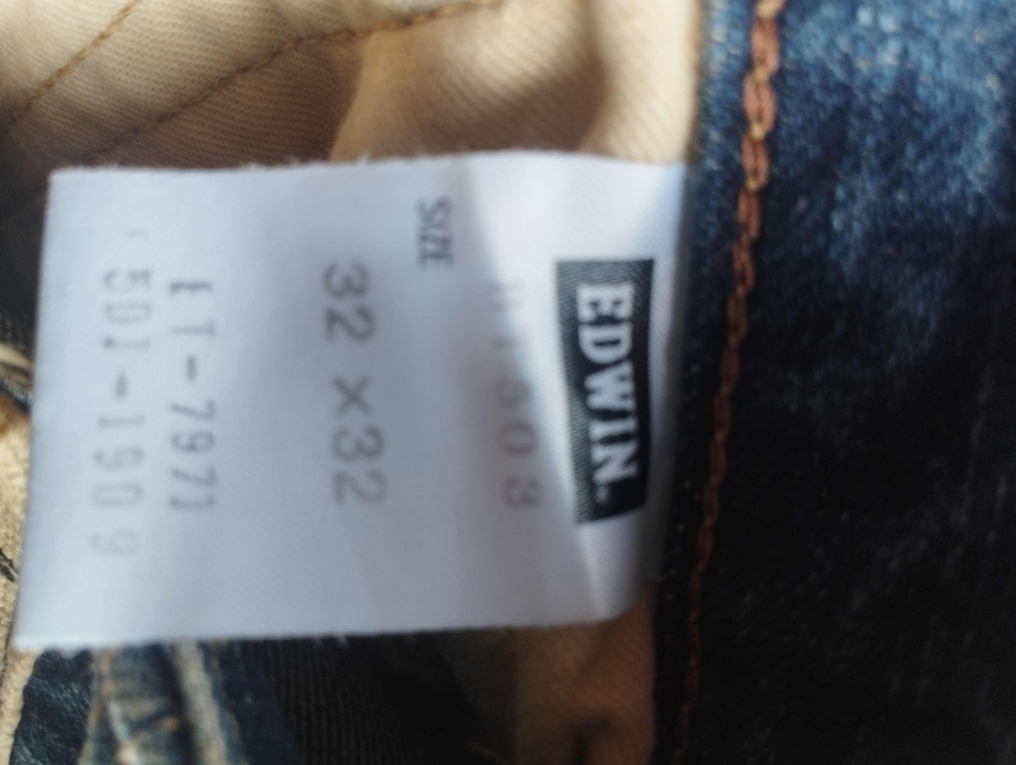 If Six Was Nine × Le Grande Bleu (L.G.B.) Edwin 503 Blue Trip Size US 34 / EU 50 - 7 Thumbnail
