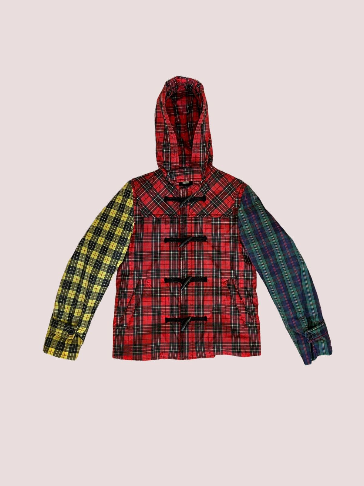 Comme des Garcons SHIRT Tri Color Plaid Puffer Jacket Size US M / EU 48-50 / 2 - 1 Thumbnail