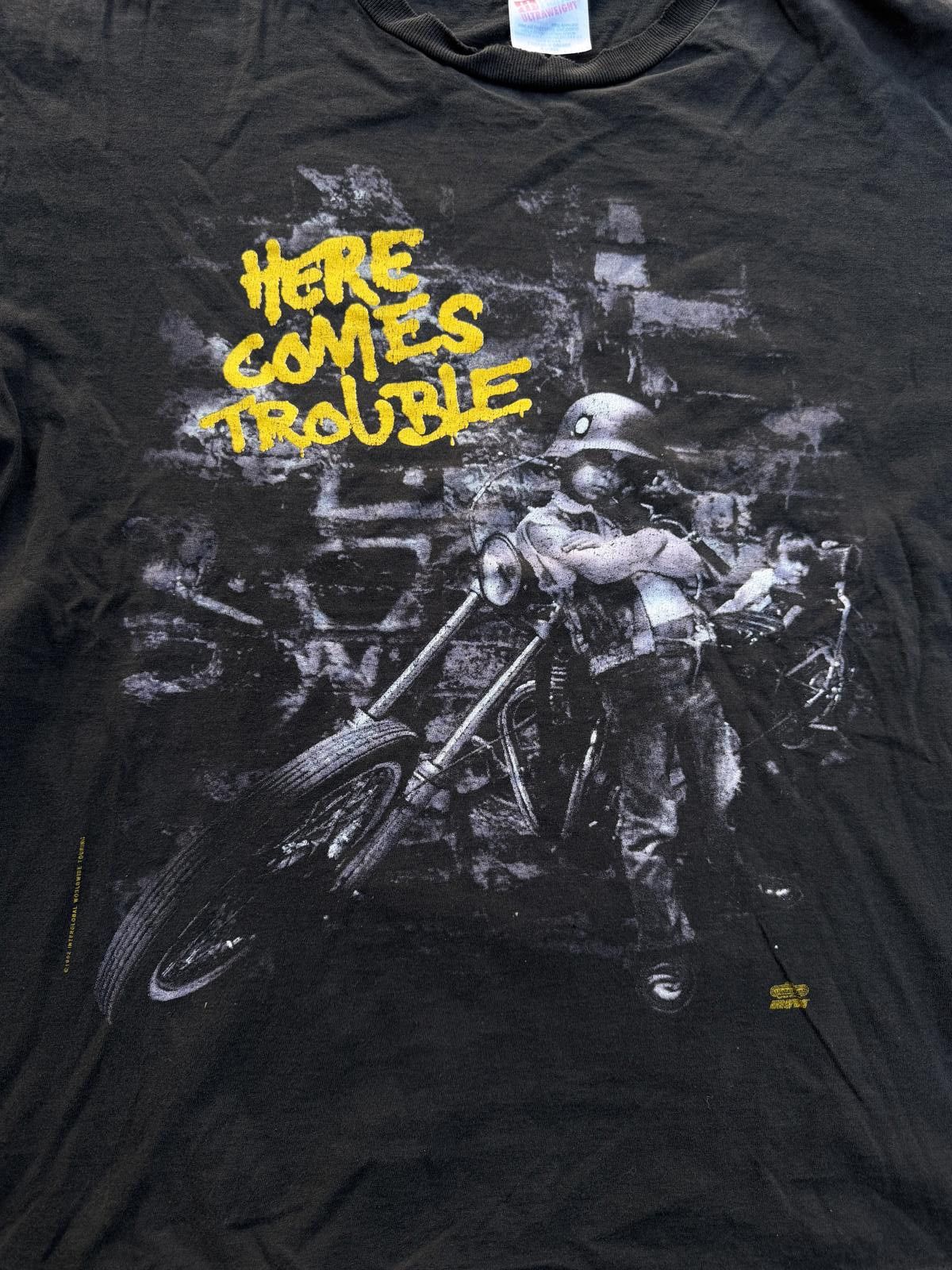 Hanes 90s Bad Company Here Comes Trouble Vintage Tee XL Size US XL / EU 56 / 4 - 3 Thumbnail