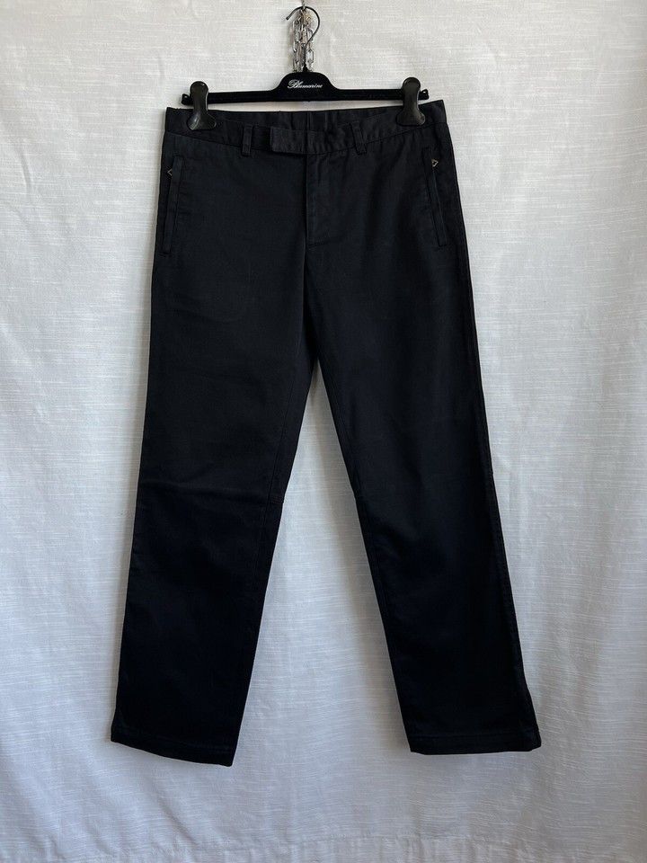 Prada PRADA Pants Cotton Blend Black Size 48/L Size 34" / US 12 / IT 48 - 2 Thumbnail