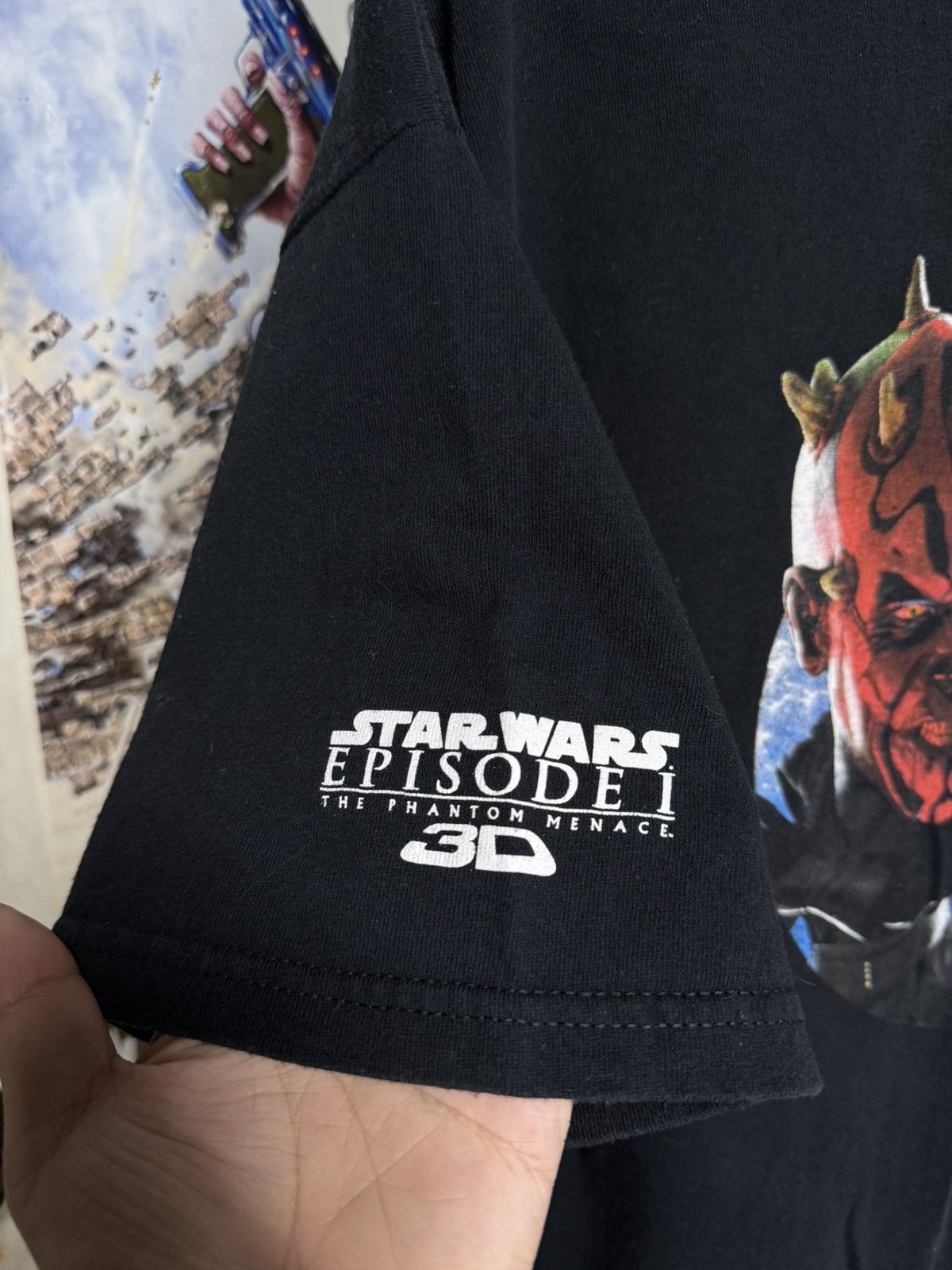 Vintage Yoda Darth Maul T-Shirt Adult Size Large
