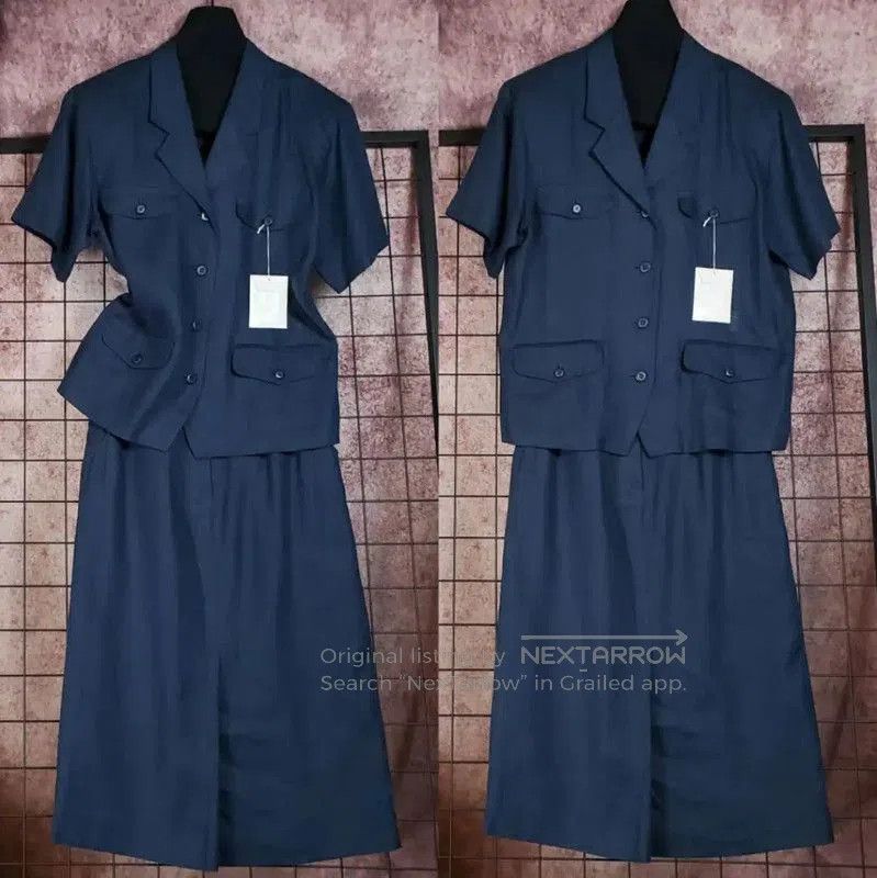 Burberry Burberry Navy Blue Linen Women's Cardigan. Size M / US 6-8 / IT 42-44 - 1 Thumbnail