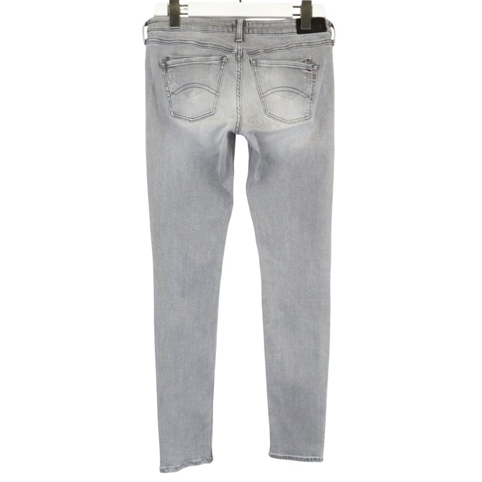 Tommy Hilfiger TOMMY HILFIGER Jeans Scarlett Low Rise Skinny Grey Women's W29/L32 Denim Marlet Slim Fit Grey Size 29" - 2 Thumbnail