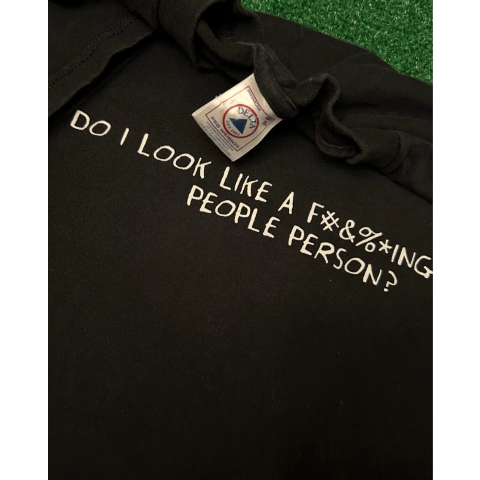 Vintage VINTAGE 90s Do I Look Like A People Person Humor Volgar VTG Shirt Mens XL Size US XL / EU 56 / 4 - 2 Thumbnail