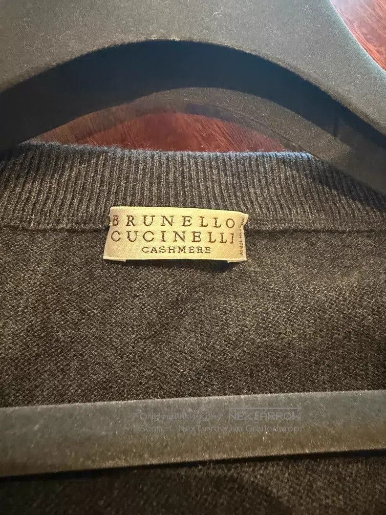 Brunello Cucinelli Brunello Cucinelli Cashmere Beaded Knit Sweater Size M / US 6-8 / IT 42-44 - 5 Thumbnail