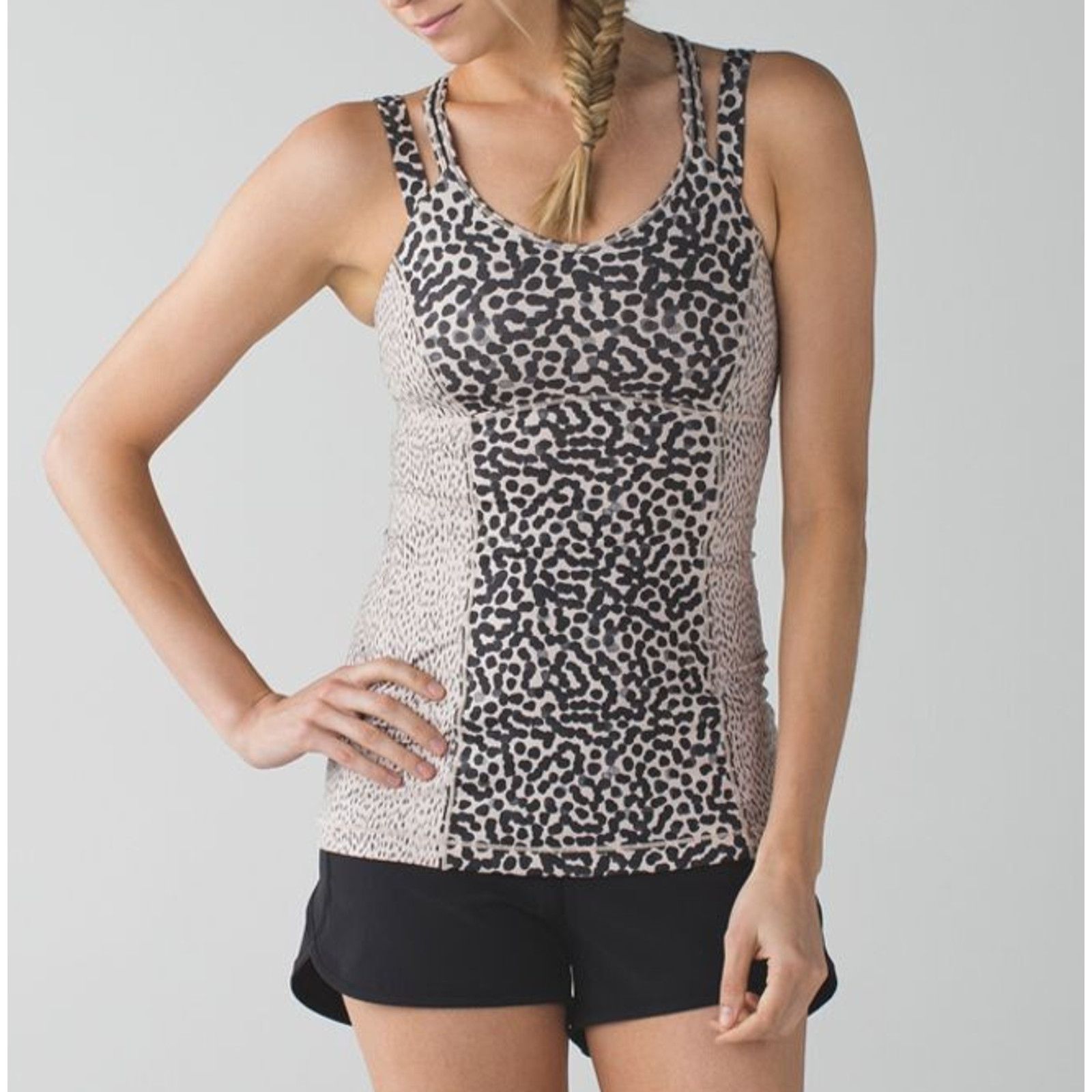 Lululemon LULULEMON Happy Strappy Tank Ace Spot Grain Dottie Dash Sz 6 Size M / US 6-8 / IT 42-44 - 1 Thumbnail