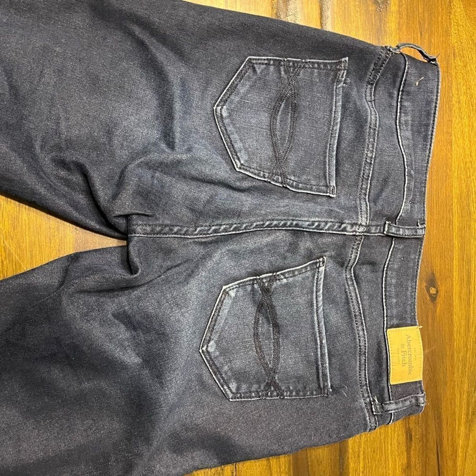 Abercrombie & Fitch Abercrombie and Fitch Full Length Denim Jeggings Size 25" / US 0 / IT 36 - 2 Thumbnail