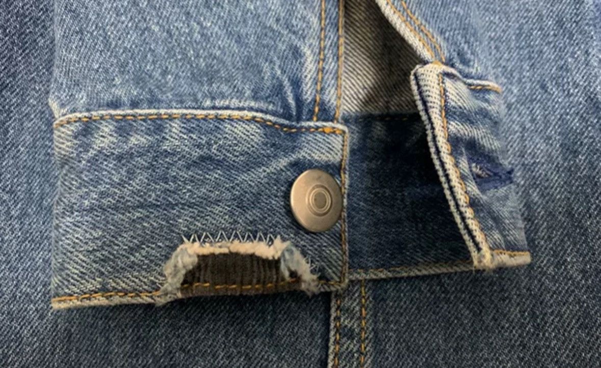 Maison Margiela MAISON MARGIELASS17 Short Edition Destruction Denim Jacket Size US M / EU 48-50 / 2 - 5 Thumbnail