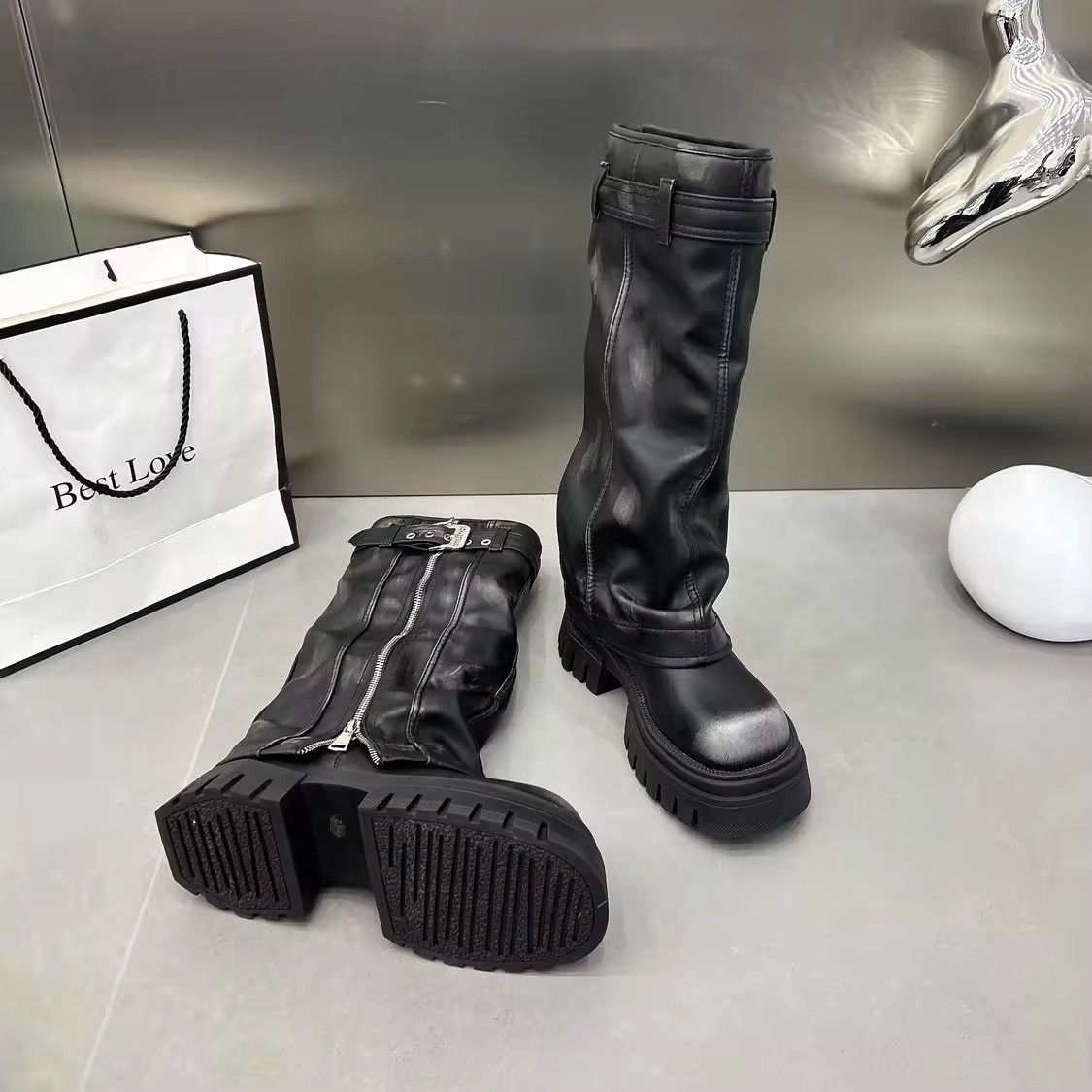 Other Streetwear Retro Vintage Punk Casual Boots Size US 8.5 / IT 38.5 - 3 Thumbnail