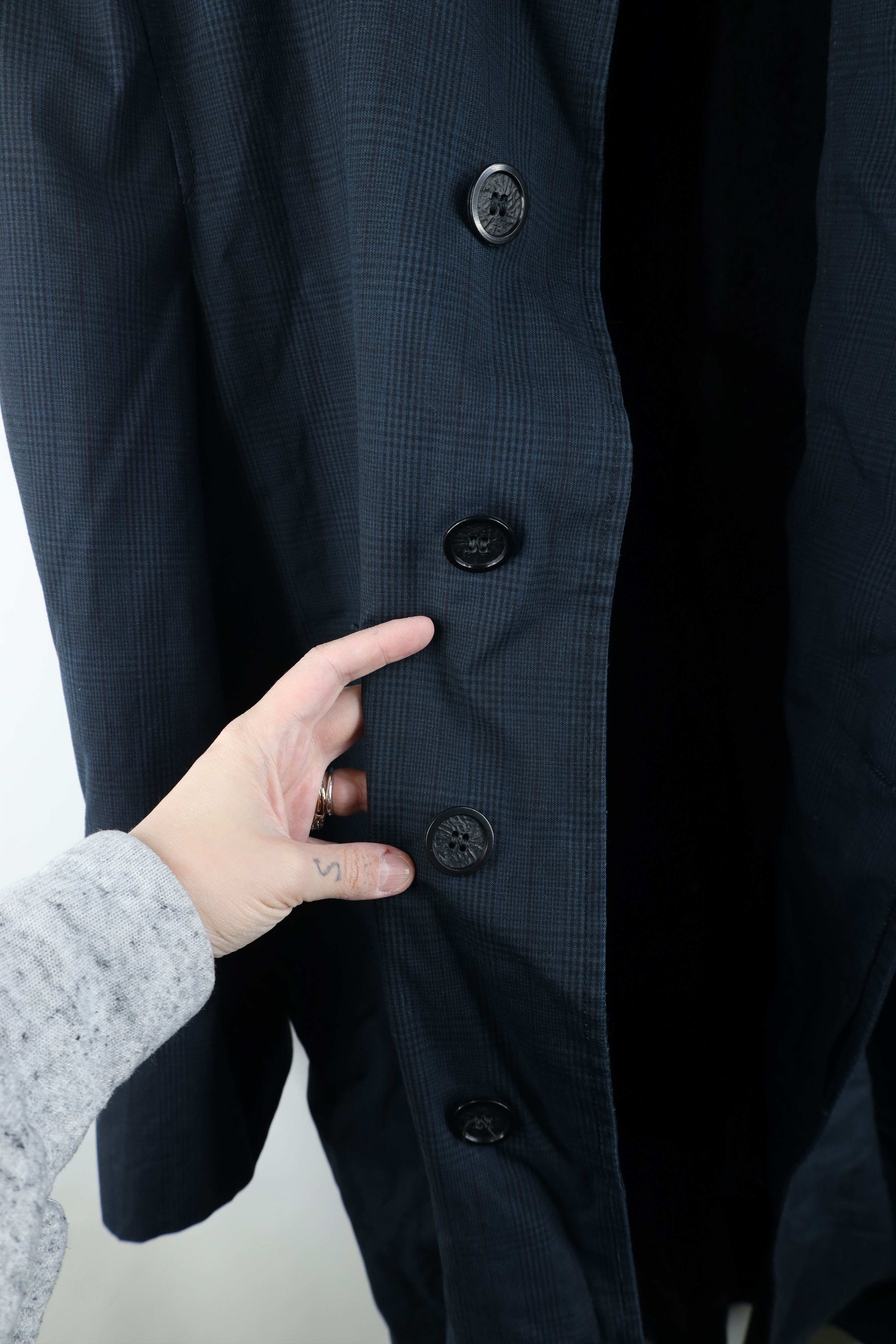 Vintage Vintage 50s 60s Streetwear Trench Coat Rain Jacket Plaid USA Size US XXL / EU 58 / 5 - 7 Thumbnail