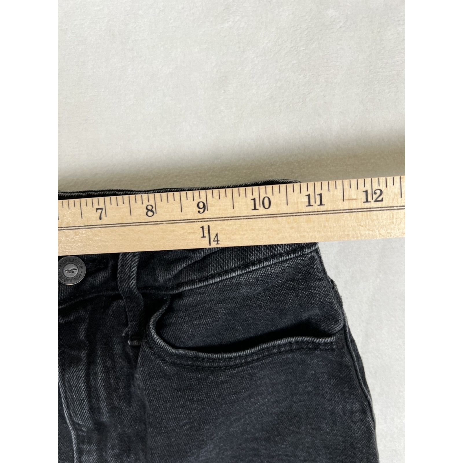 Hollister Hollister California Ultra High-Rise Dad Jeans Size 00R Blac Size 23" - 3 Thumbnail