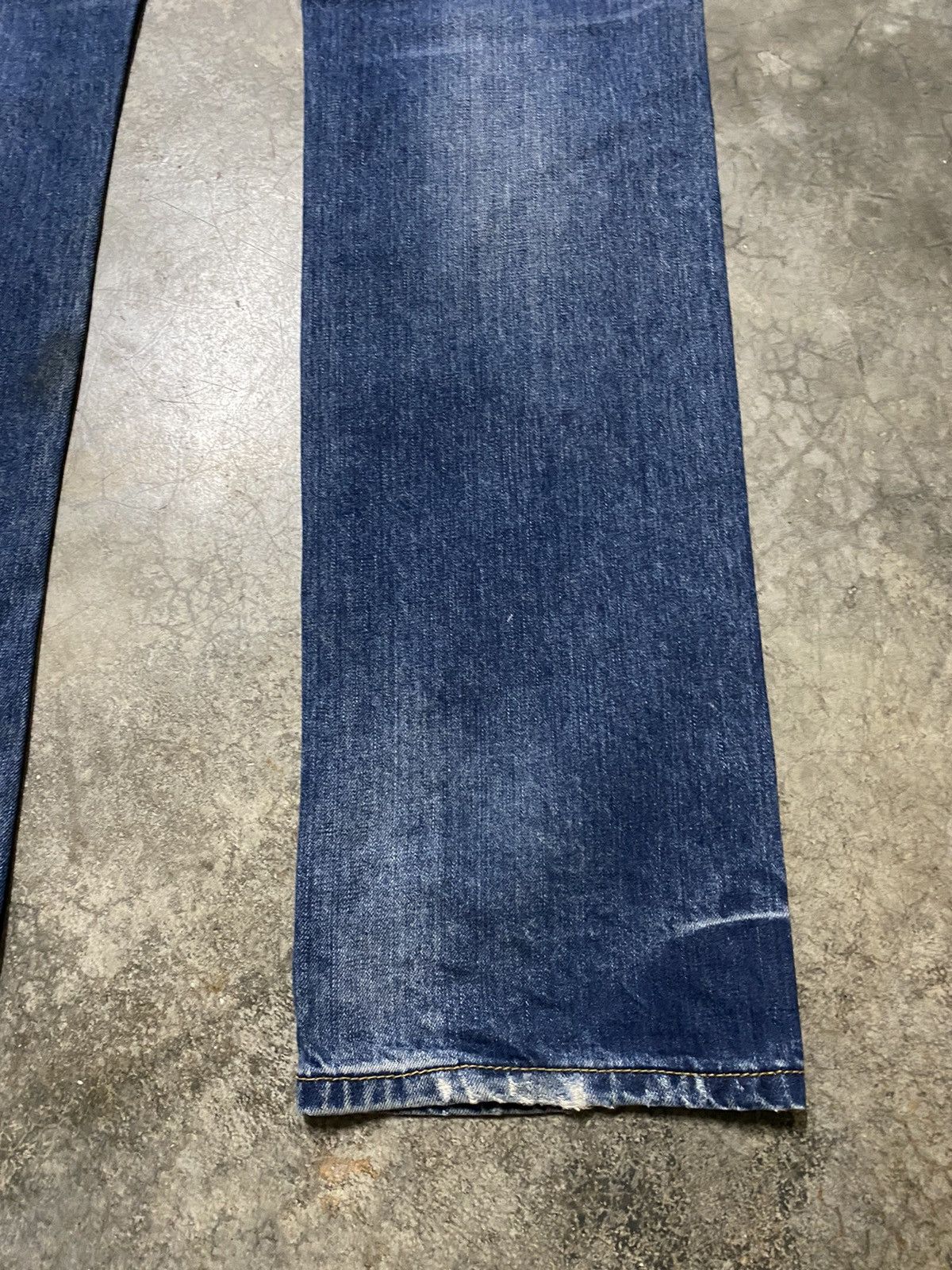 Hysteric Glamour × Nicole Club × Tornado Mart Japanese Nicole Distressed Slim Straight Denim p137 Size US 31 - 16 Thumbnail