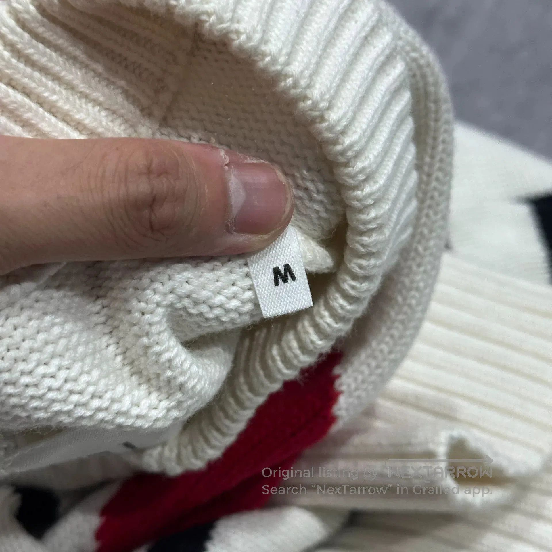 AMI AMI PARIS Black and White Striped Sweater. Size US M / EU 48-50 / 2 - 8 Thumbnail