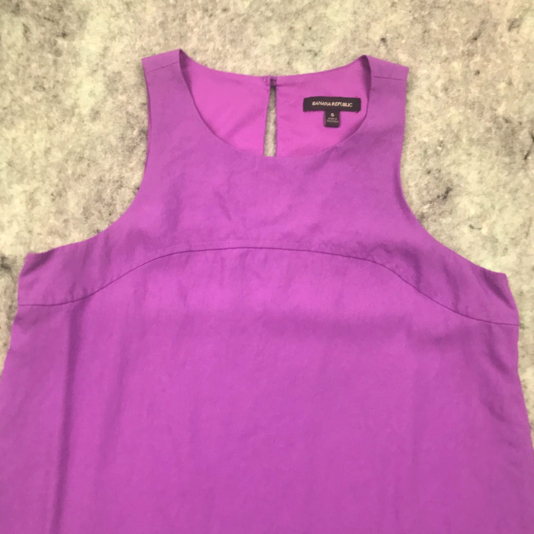 Banana Republic Banana Republic Womens Shirt Tank Top Small Purple Sleeveless Blouse Size S / US 4 / IT 40 - 2 Thumbnail