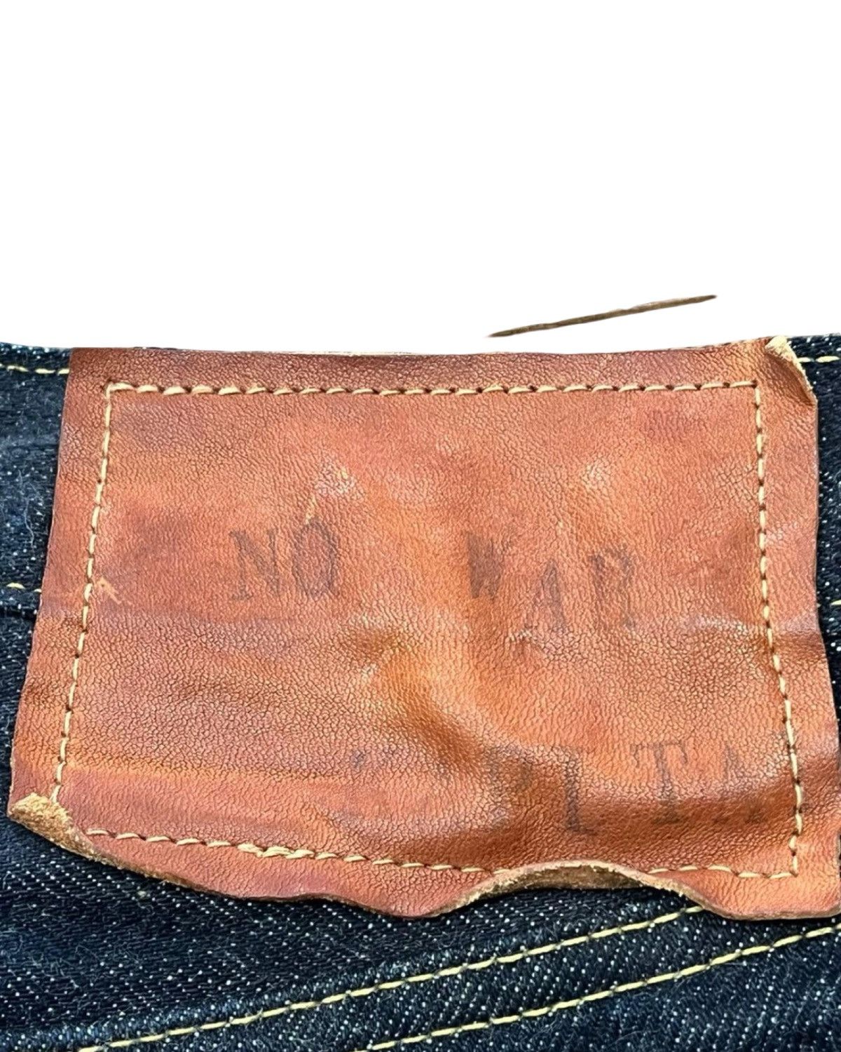 Kapital No War Blue Hands Indigo Dyed Denim Jeans Size US 28 / EU 44 - 4 Thumbnail