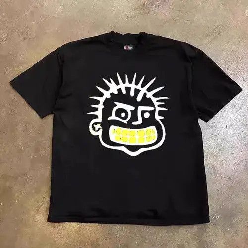 VIBE Street Hip Hop Gold Tooth Print XL Short Sleeve T-Shirt Size US XL / EU 56 / 4 - 1 Thumbnail