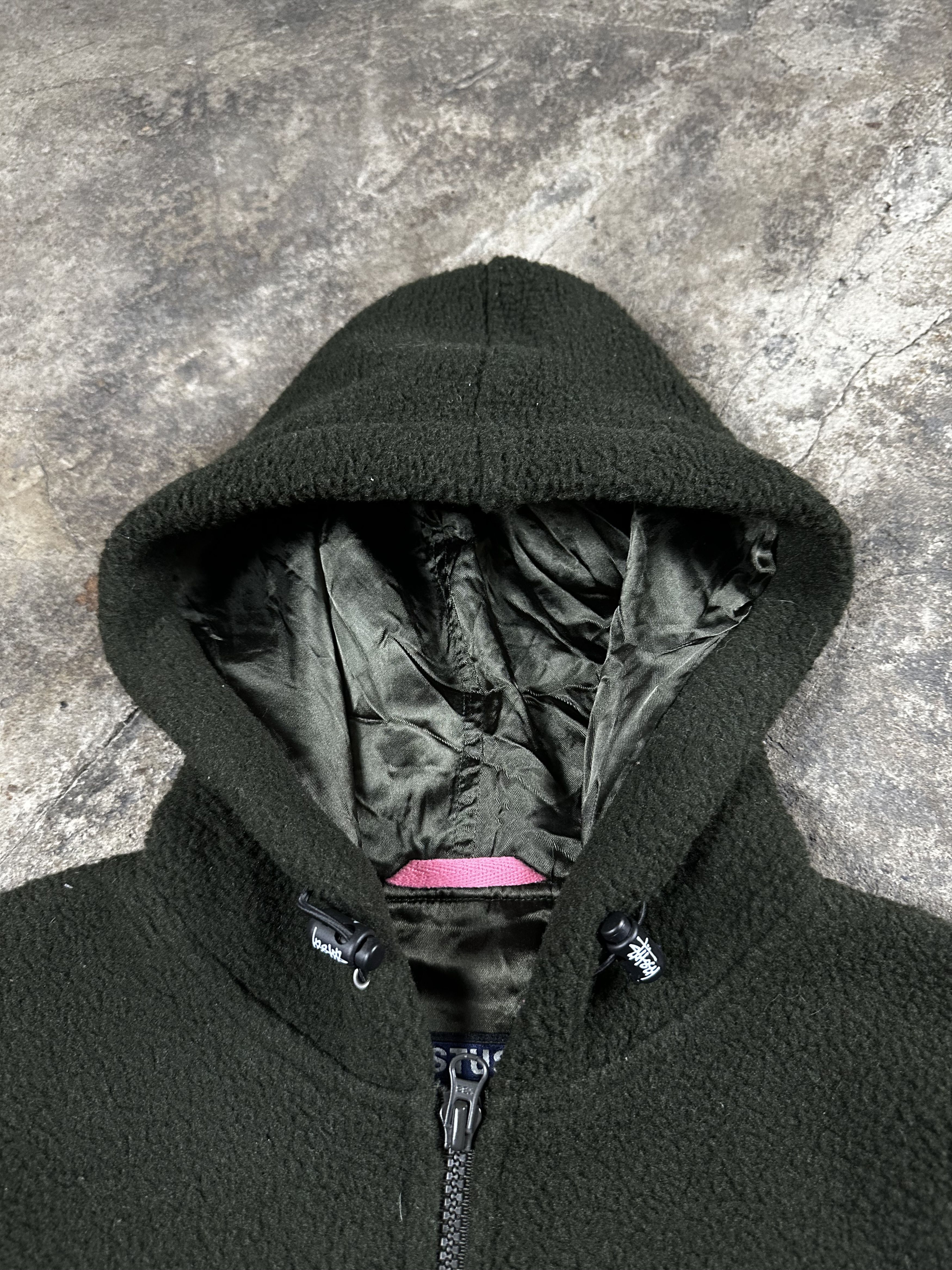 Stussy Vintage Stussy Fleece Sherpa Hooded Vest Size US S / EU 44-46 / 1 - 3 Thumbnail